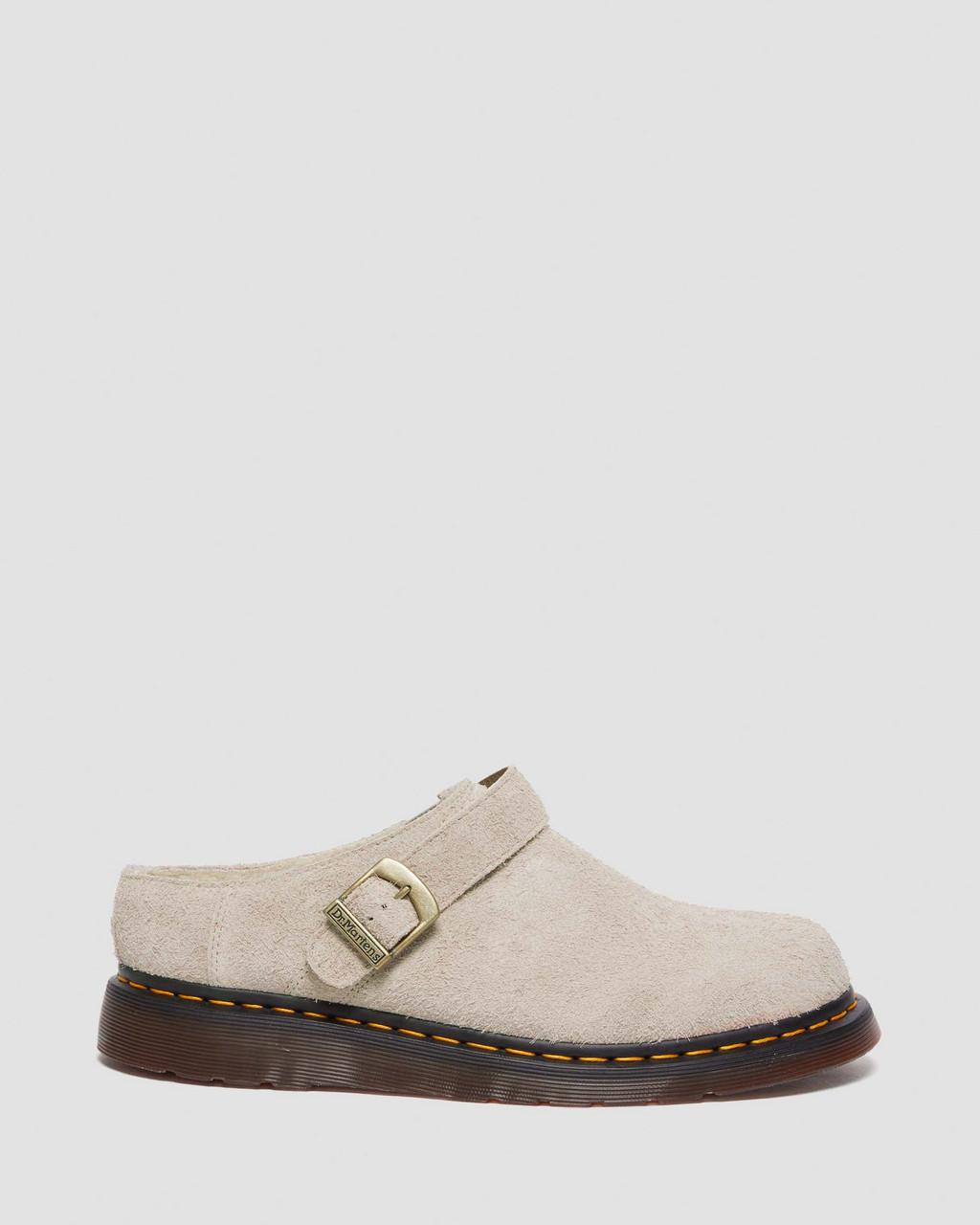 Mulas Dr Martens Isham Faux Shearling Lined Suede Slingback Hombre Beige | 74355589