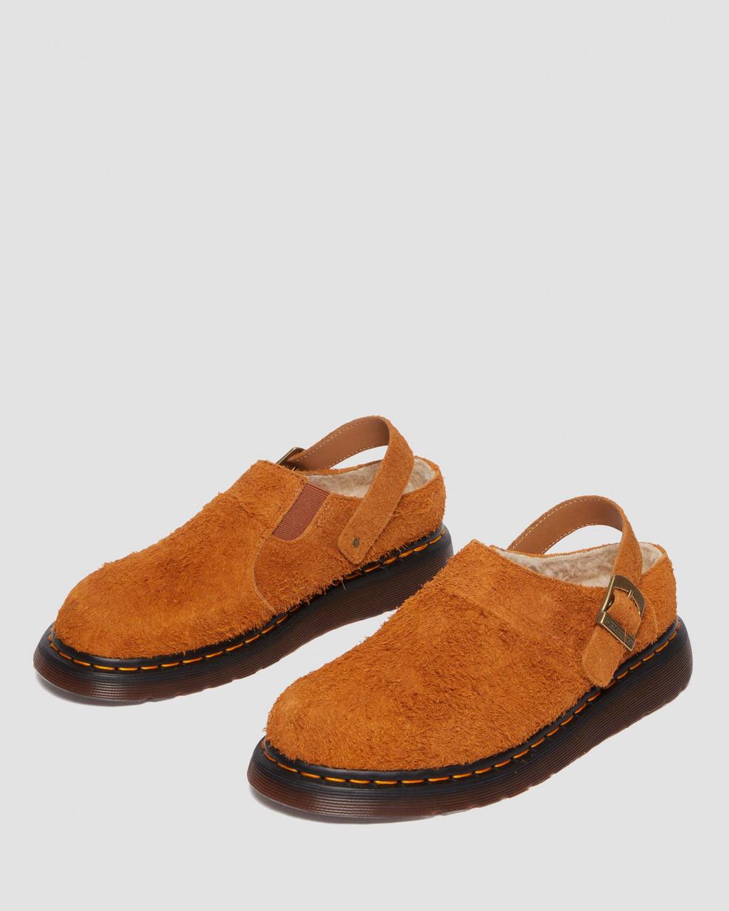 Mulas Dr Martens Isham Faux Shearling Lined Suede Slingback Hombre Marrones | 27876111