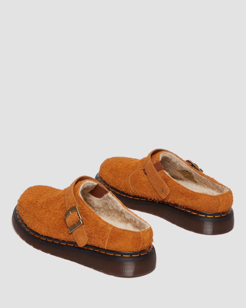 Mulas Dr Martens Isham Faux Shearling Lined Suede Slingback Hombre Marrones | 27876111