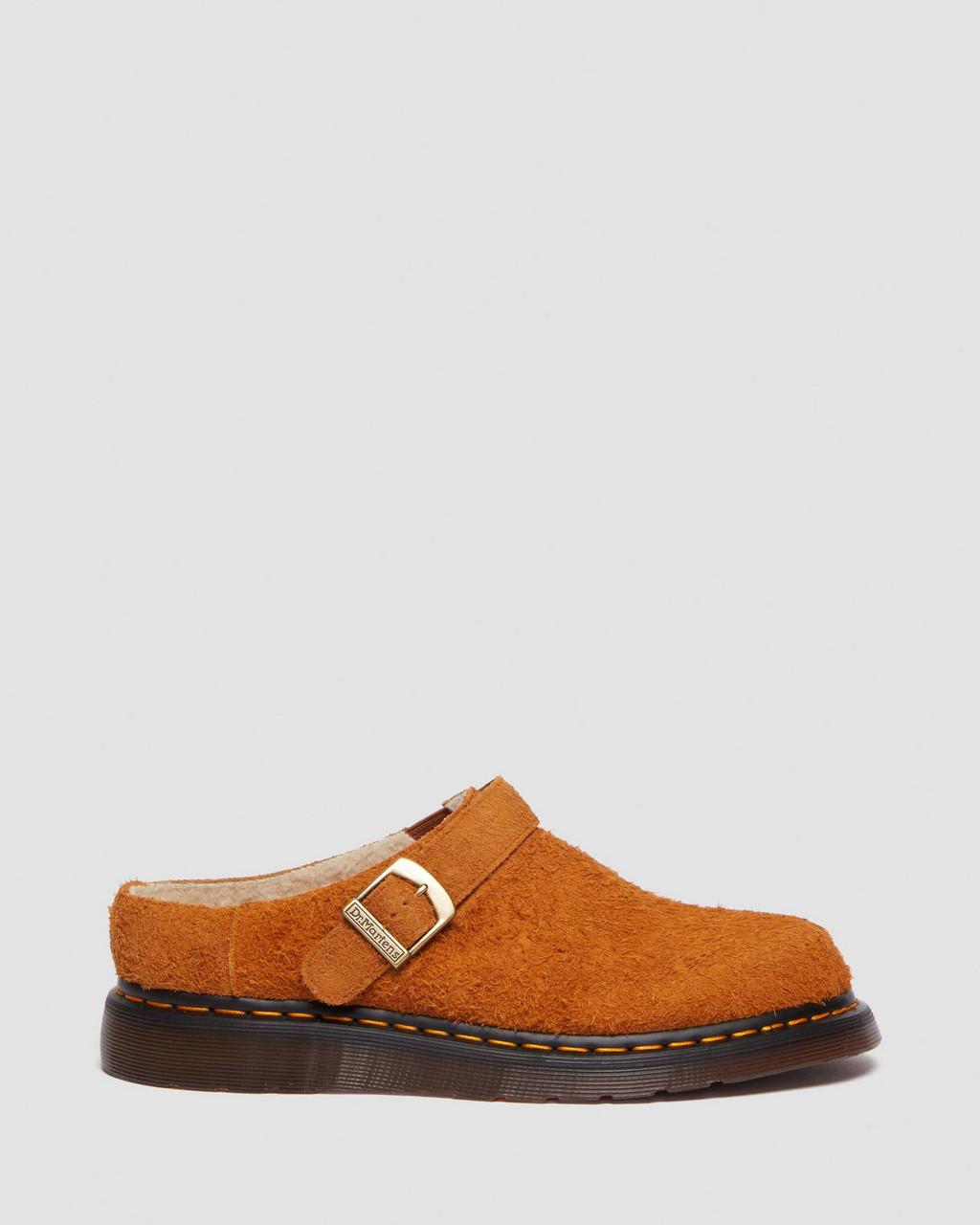Mulas Dr Martens Isham Faux Shearling Lined Suede Slingback Hombre Marrones | 27876111