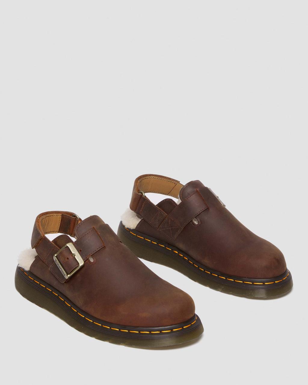 Mulas Dr Martens Jorge II Faux Fur Lined Slingback Hombre Marrones | 99877901