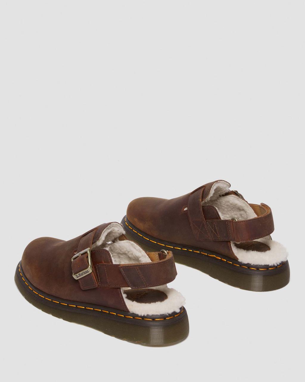 Mulas Dr Martens Jorge II Faux Fur Lined Slingback Hombre Marrones | 99877901