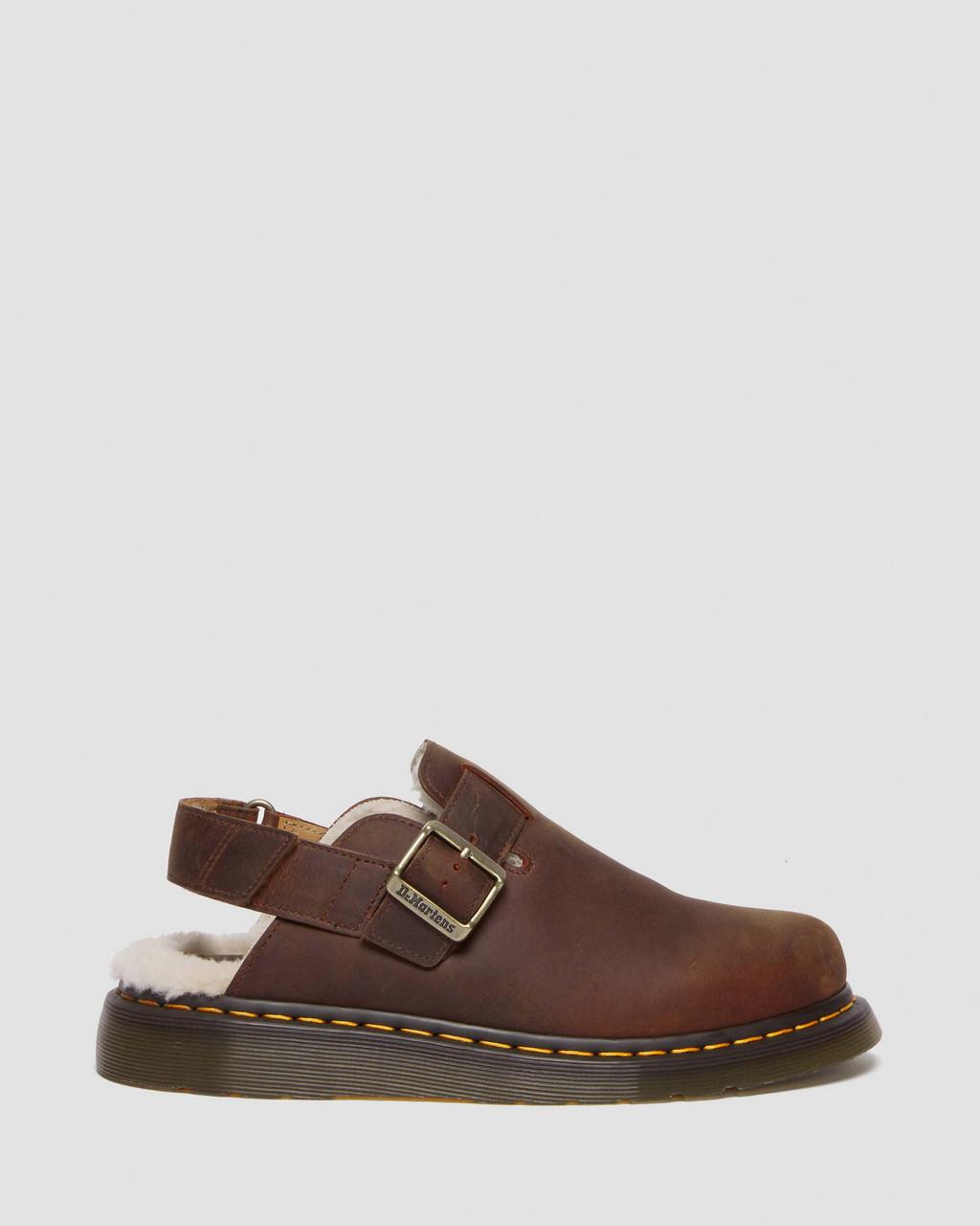 Mulas Dr Martens Jorge II Faux Fur Lined Slingback Hombre Marrones | 99877901