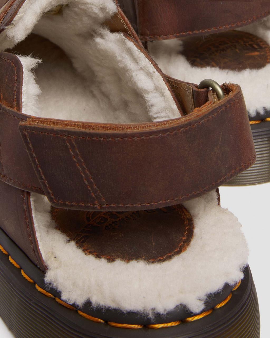 Mulas Dr Martens Jorge II Faux Fur Lined Slingback Hombre Marrones | 99877901