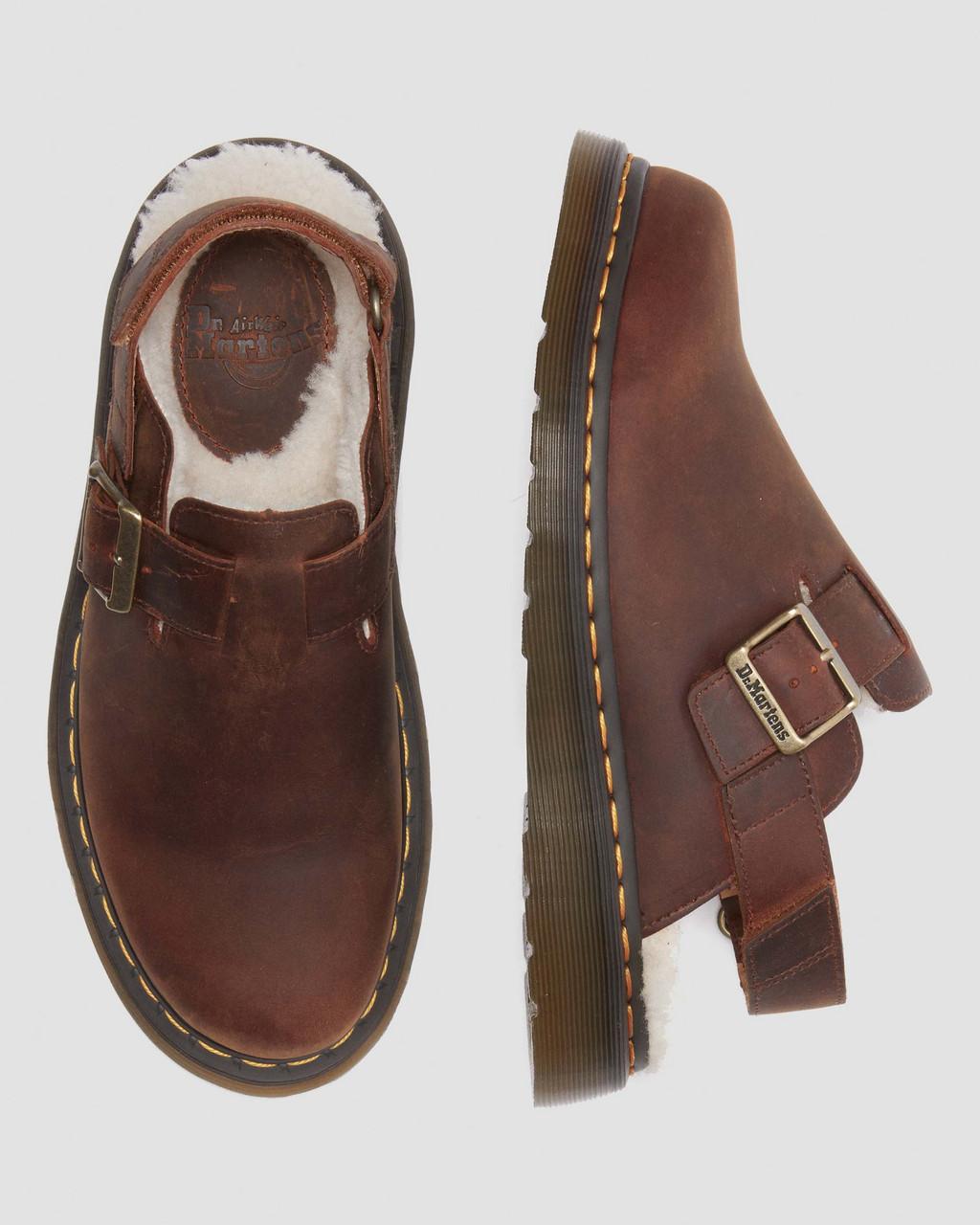 Mulas Dr Martens Jorge II Faux Fur Lined Slingback Hombre Marrones | 99877901