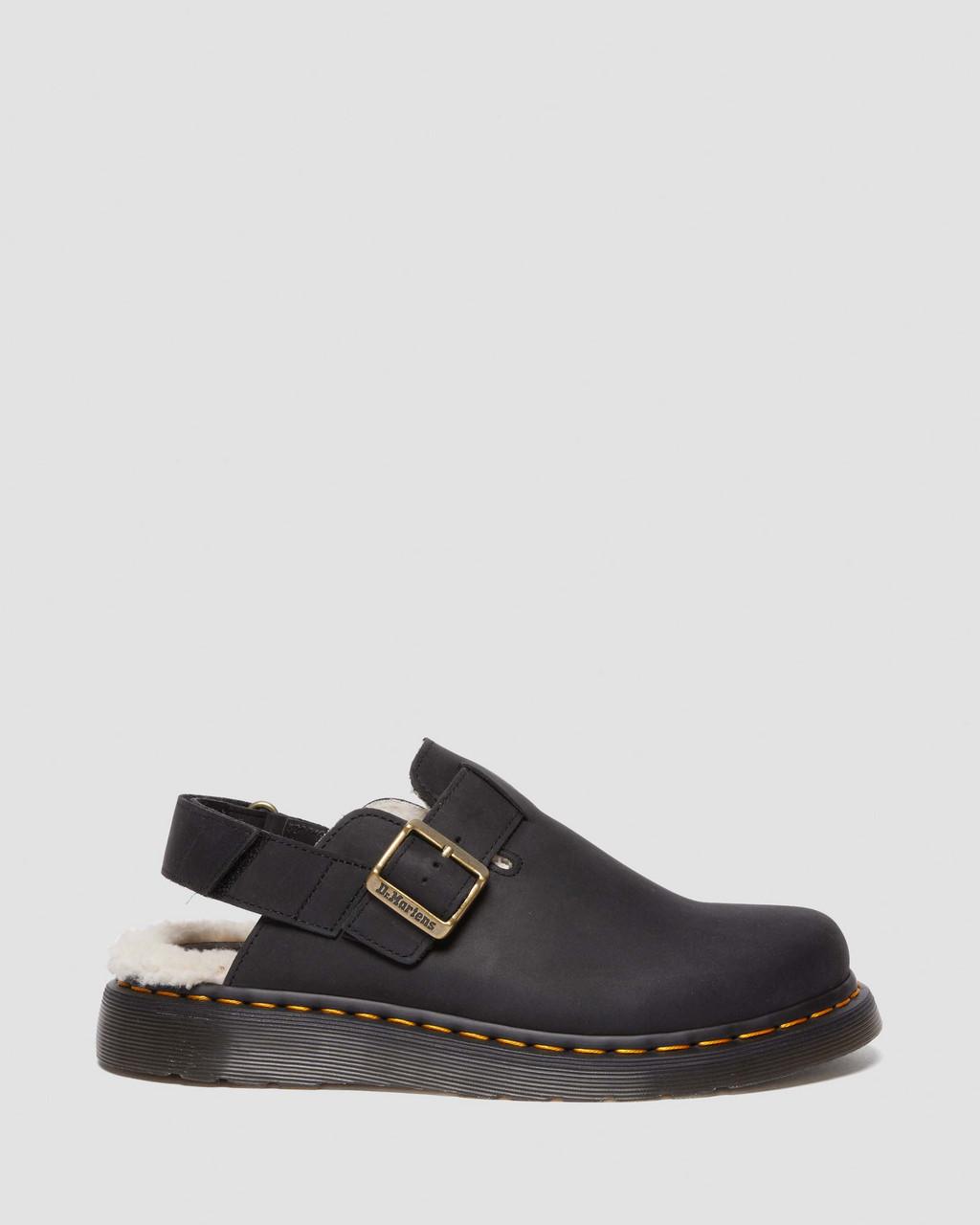 Mulas Dr Martens Jorge II Faux Fur Lined Slingback Mujer Negras | 91237375