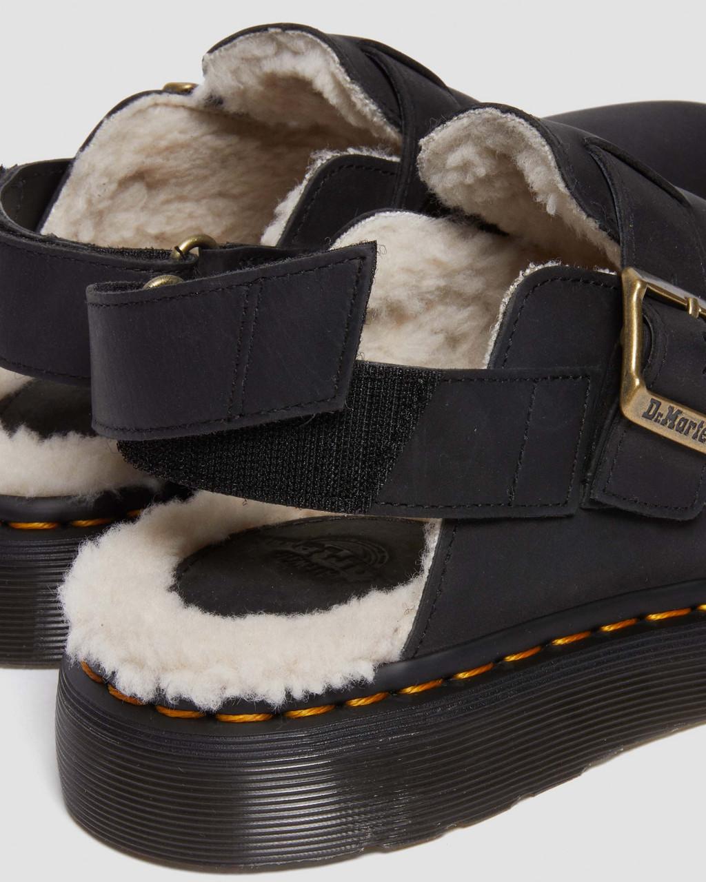 Mulas Dr Martens Jorge II Faux Fur Lined Slingback Mujer Negras | 91237375