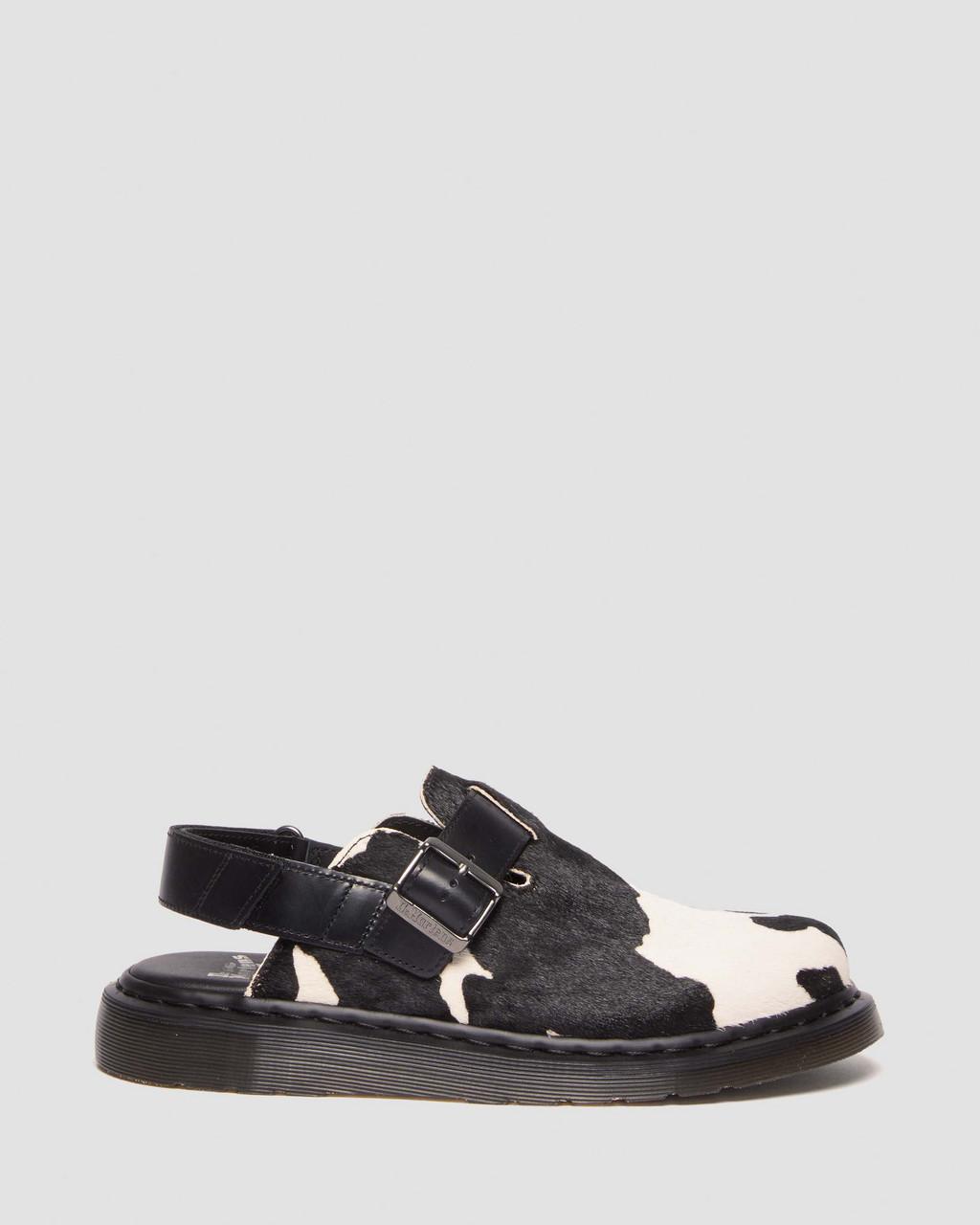 Mulas Dr Martens Jorge II Hair-on Animal Print Slingback Mujer Negras | 45292563