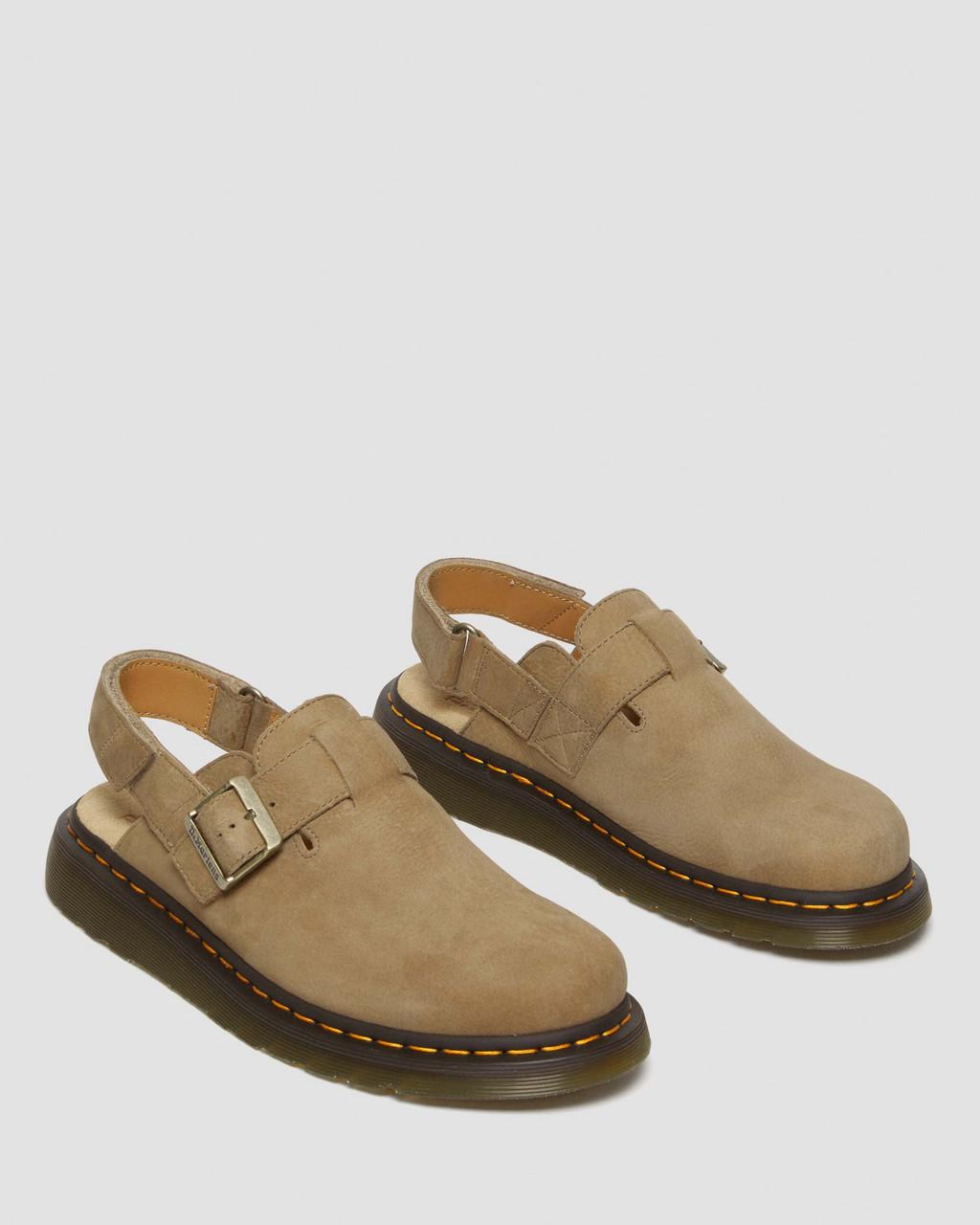 Mulas Dr Martens Jorge II Tumbled Nubuck Leather Slingback Hombre Marrones | 16395674