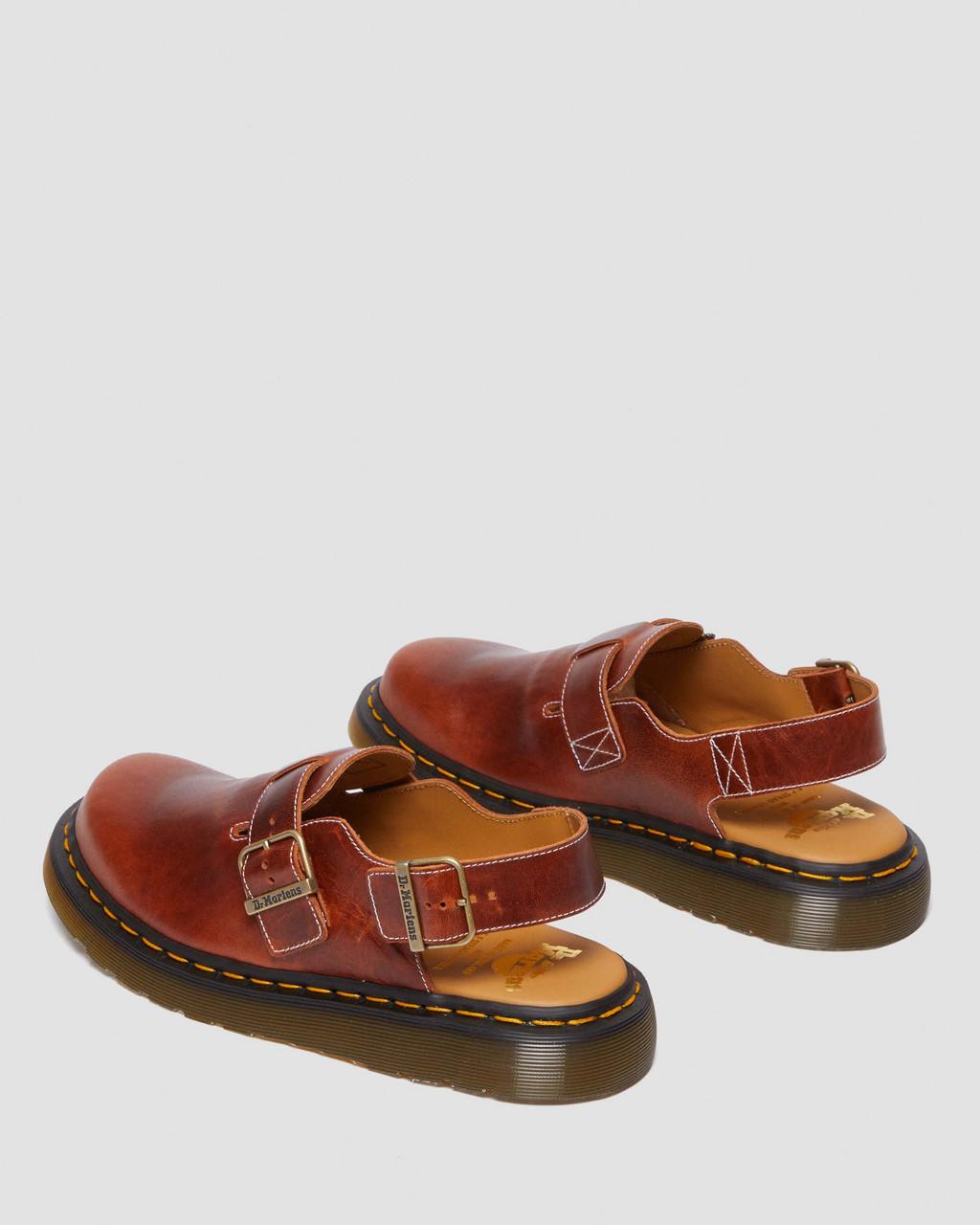 Mulas Dr Martens Jorge Made in England Classic Leather Slingback Hombre Marrones | 29847057