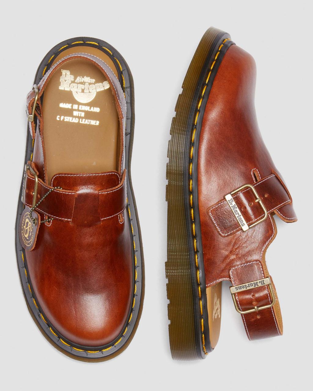 Mulas Dr Martens Jorge Made in England Classic Leather Slingback Hombre Marrones | 29847057