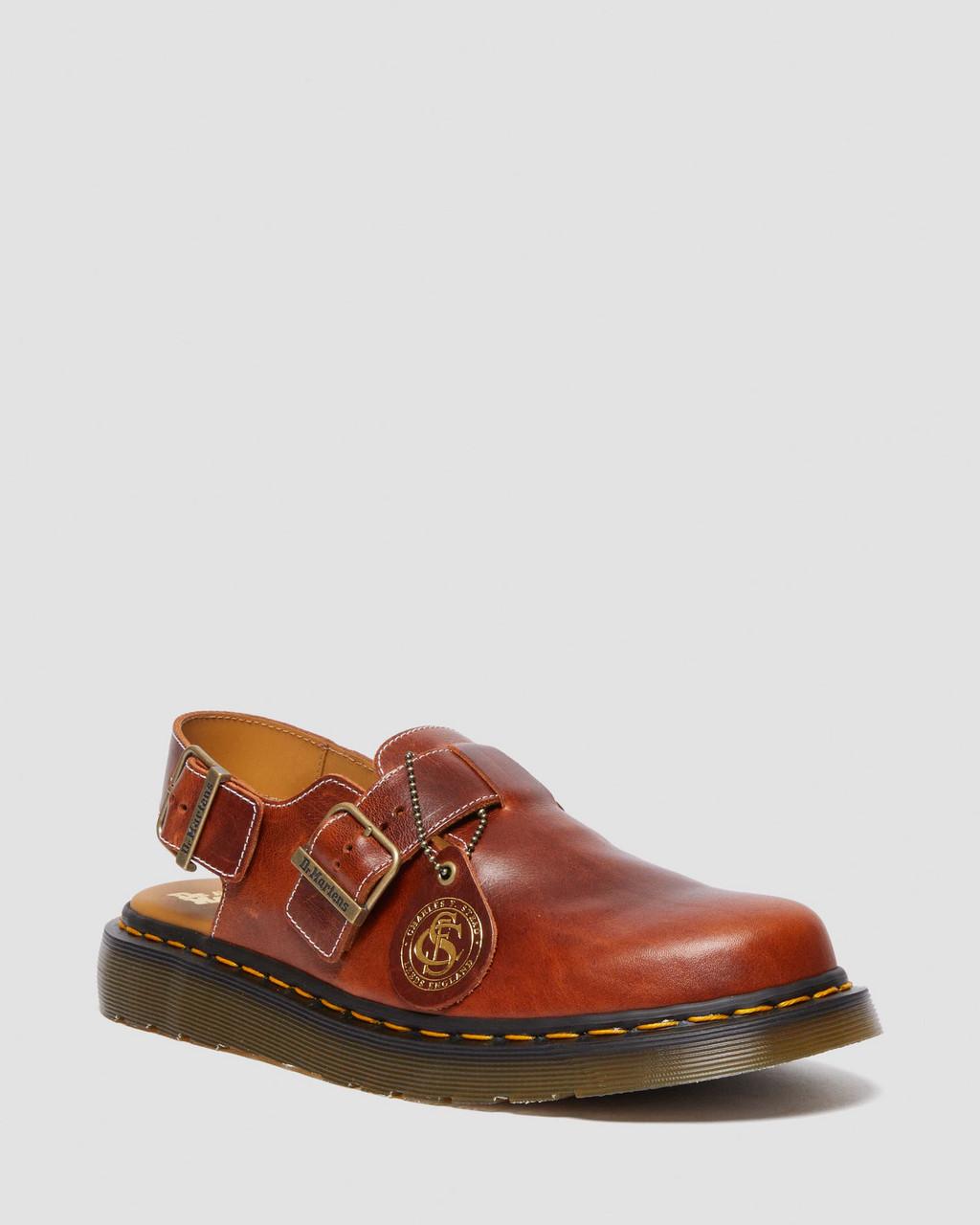 Mulas Dr Martens Jorge Made in England Classic Leather Slingback Hombre Marrones | 29847057