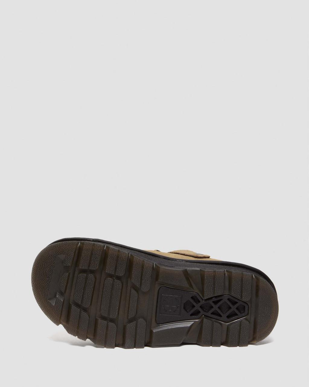 Mulas Dr Martens Zebzag Suede Slingback Platform Hombre Marrones | 58727665