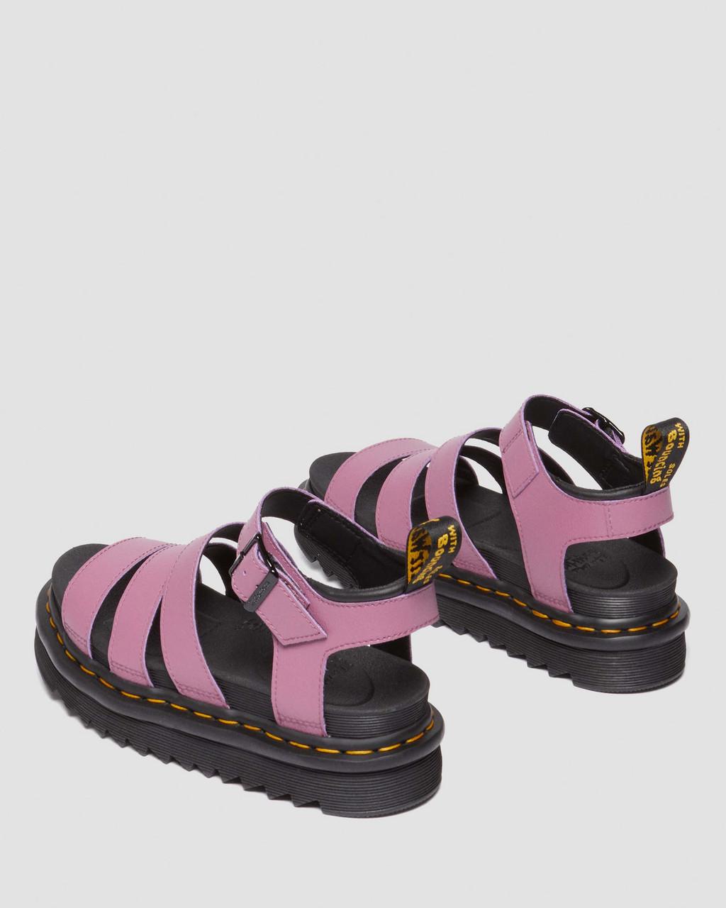 Sandalias Dr Martens Blaire Athena Leather Strap Mujer Moradas | 28192581