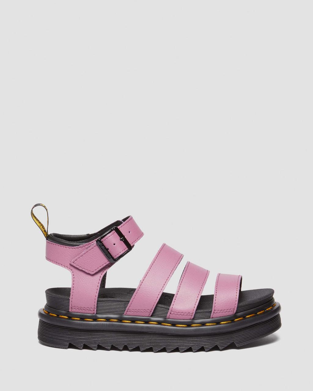 Sandalias Dr Martens Blaire Athena Leather Strap Mujer Moradas | 28192581