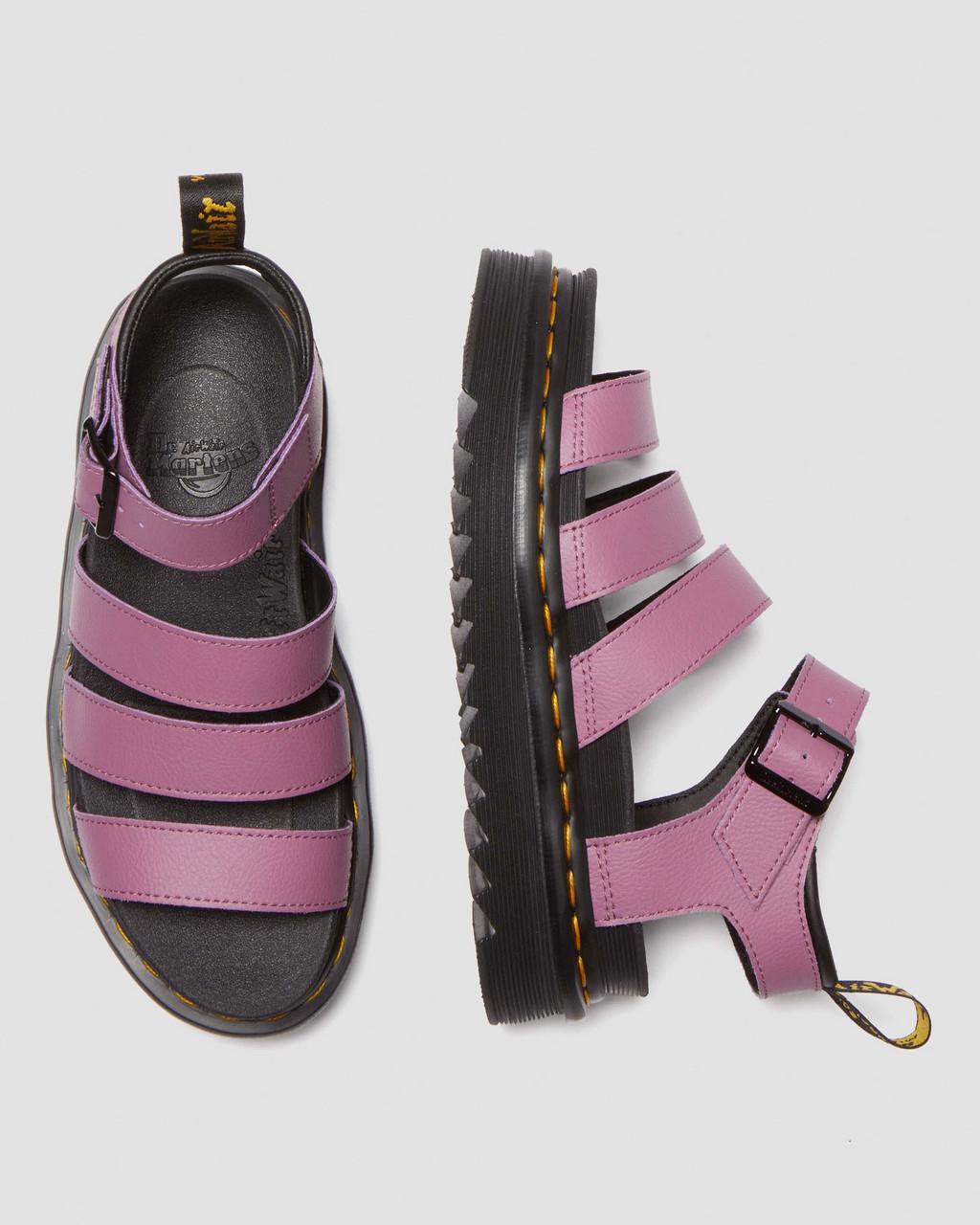 Sandalias Dr Martens Blaire Athena Leather Strap Mujer Moradas | 28192581