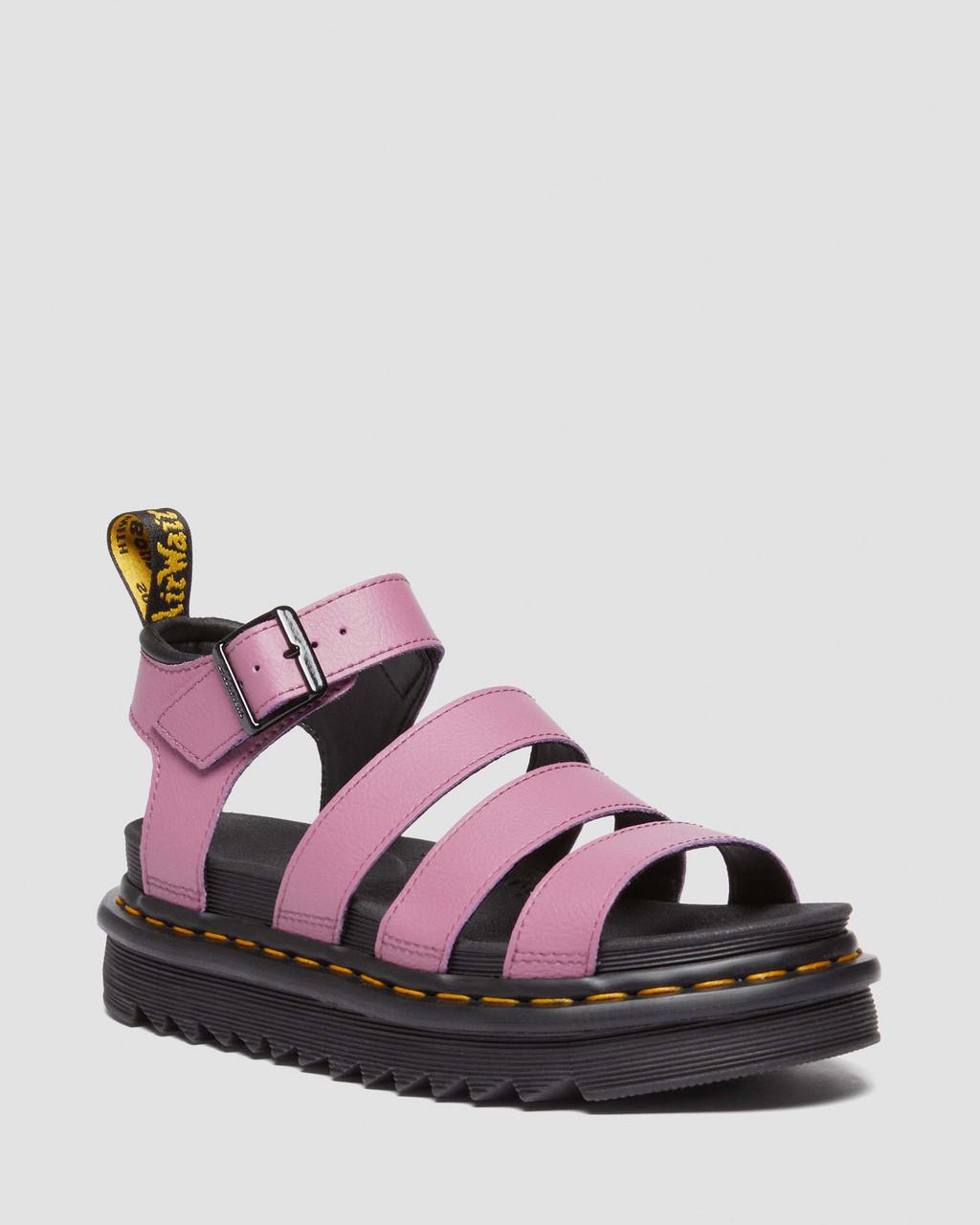 Sandalias Dr Martens Blaire Athena Leather Strap Mujer Moradas | 28192581