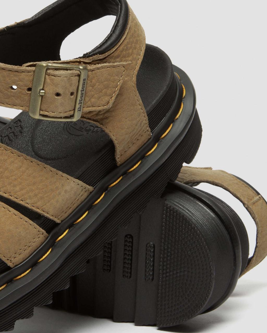 Sandalias Dr Martens Blaire Tumbled Nubuck Leather Mujer Marrones | 66183898