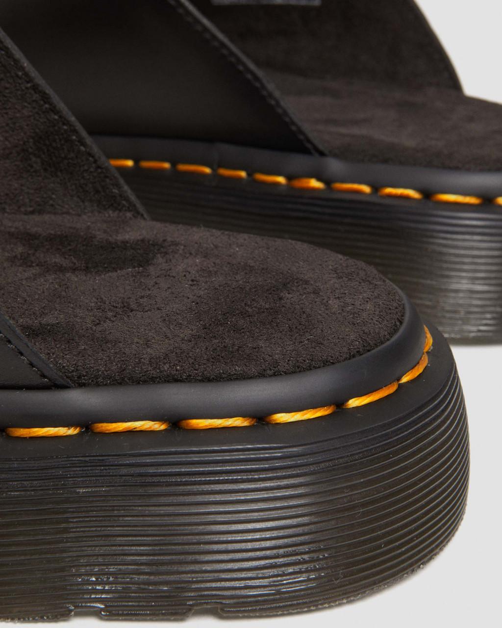 Sandalias Dr Martens Josef Analine Leather Buckle Slide Hombre Negras | 59884637