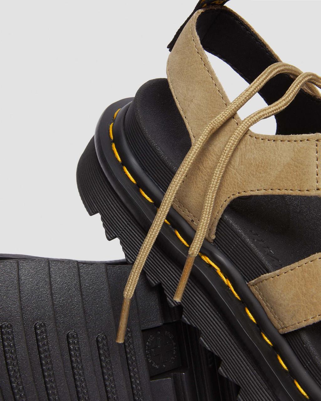 Sandalias Dr Martens Nartilla Tumbled Nubuck Leather Gladiator Mujer Marrones | 71223837