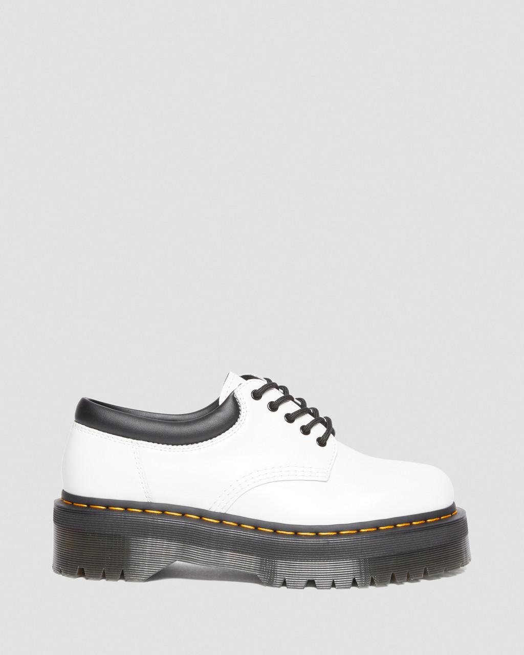 Zapatos Casuales Dr Martens 8053 Leather Platform Mujer Blancas | 75279711