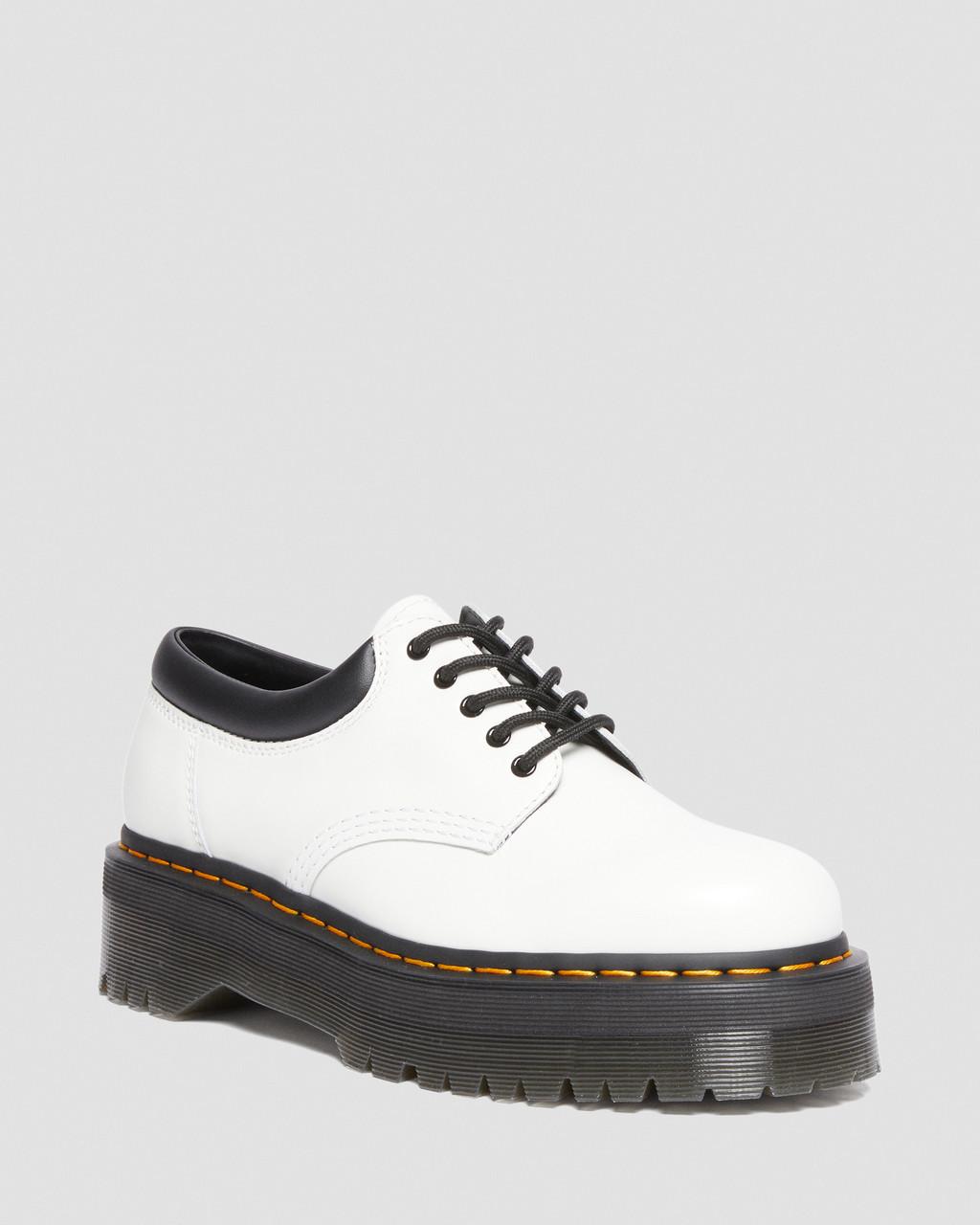 Zapatos Casuales Dr Martens 8053 Leather Platform Mujer Blancas | 75279711