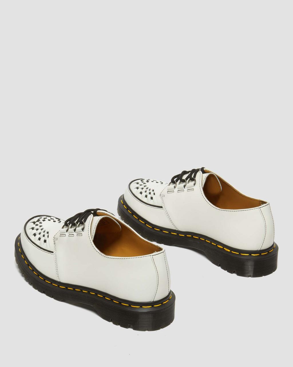 Zapatos Creepers Dr Martens Ramsey Smooth Leather Hombre Blancas | 64598028