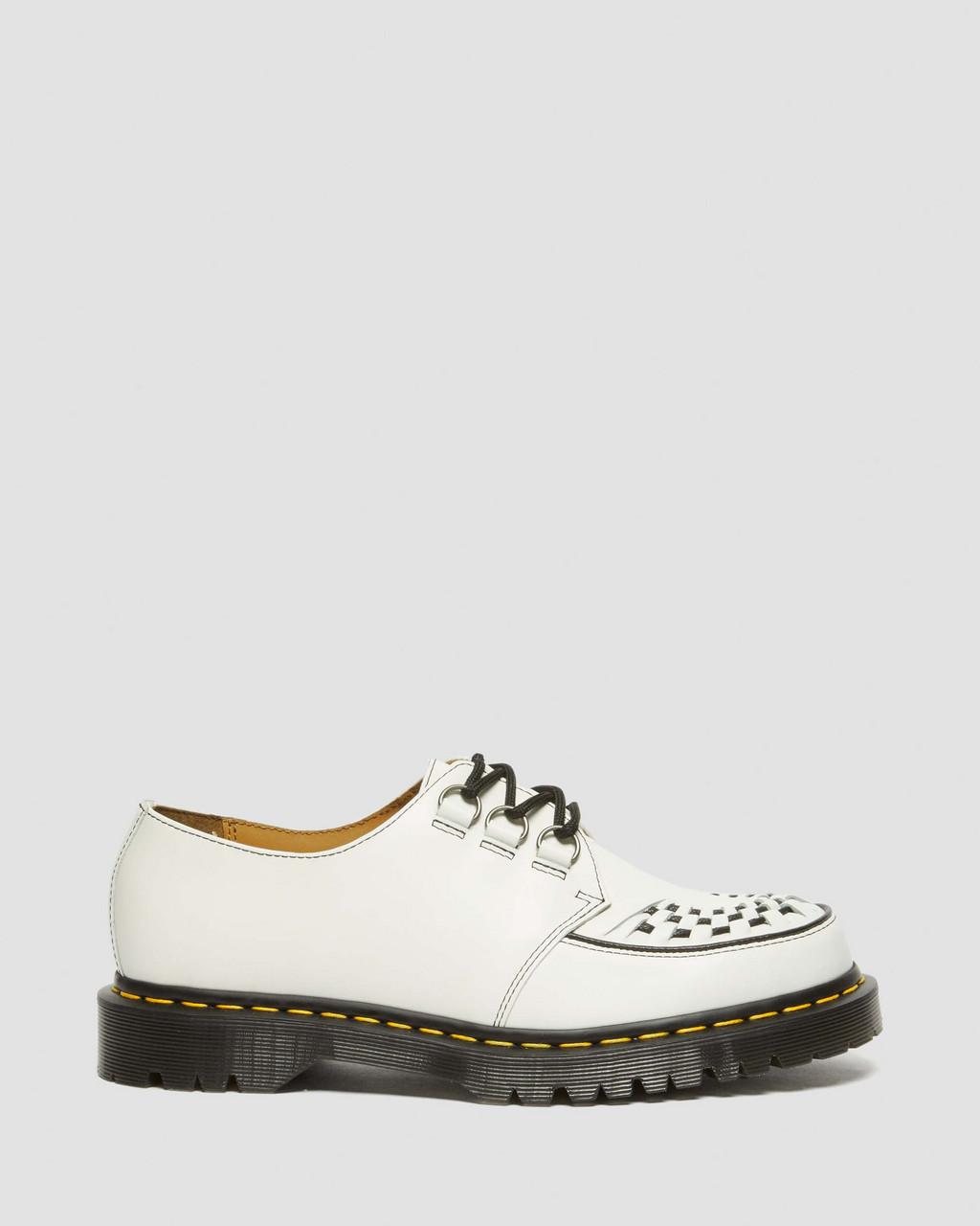 Zapatos Creepers Dr Martens Ramsey Smooth Leather Hombre Blancas | 64598028