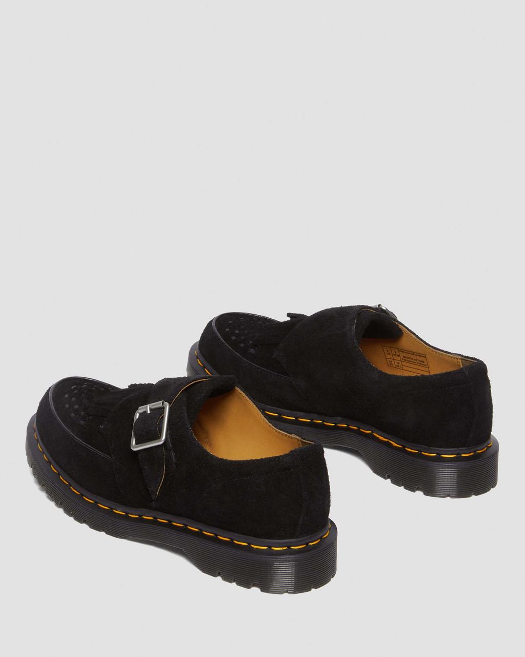 Zapatos Creepers Dr Martens Ramsey Suede Kiltie Buckle Hombre Negras | 87587853