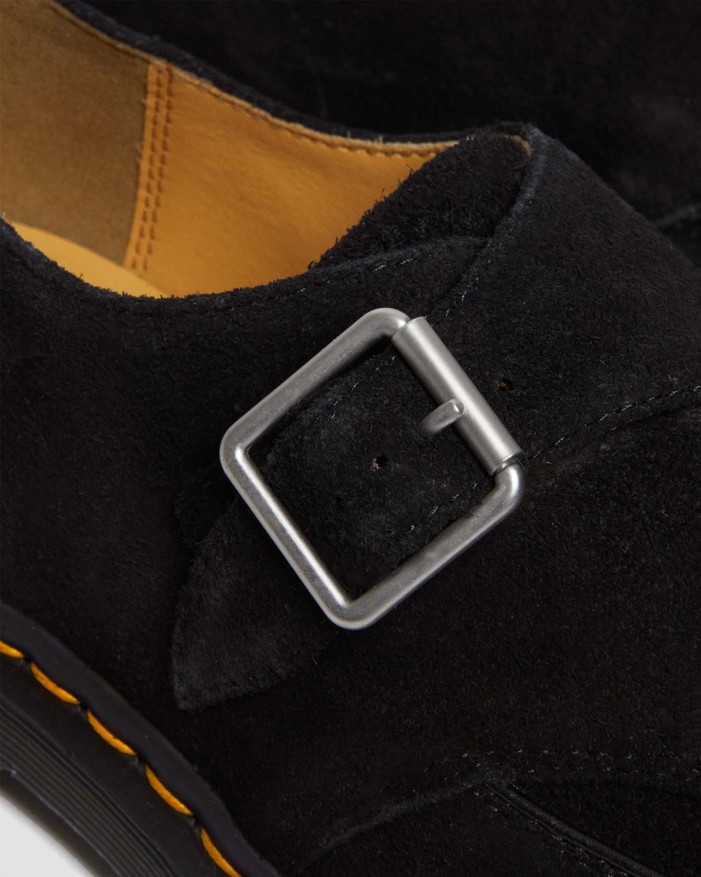 Zapatos Creepers Dr Martens Ramsey Suede Kiltie Buckle Mujer Negras | 74456447