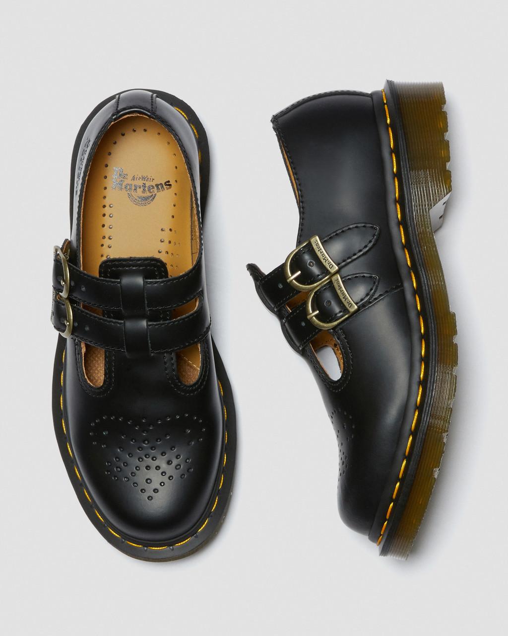 Zapatos Mary Jane Dr Martens 8065 Smooth Cuero Mujer Negras | 35429920