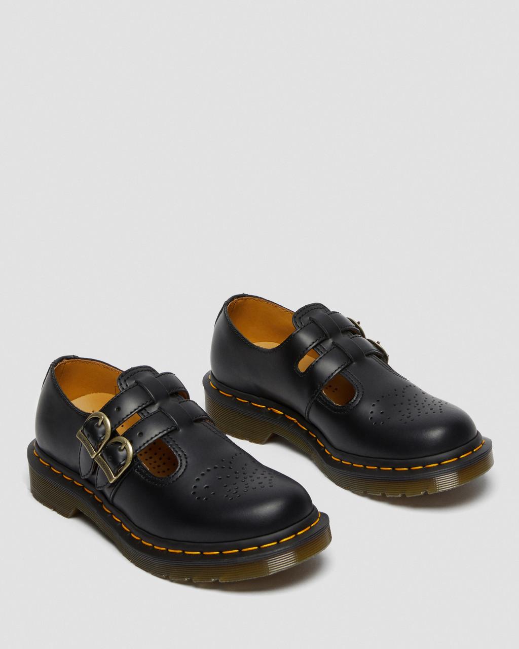 Zapatos Mary Jane Dr Martens 8065 Smooth Cuero Mujer Negras | 35429920