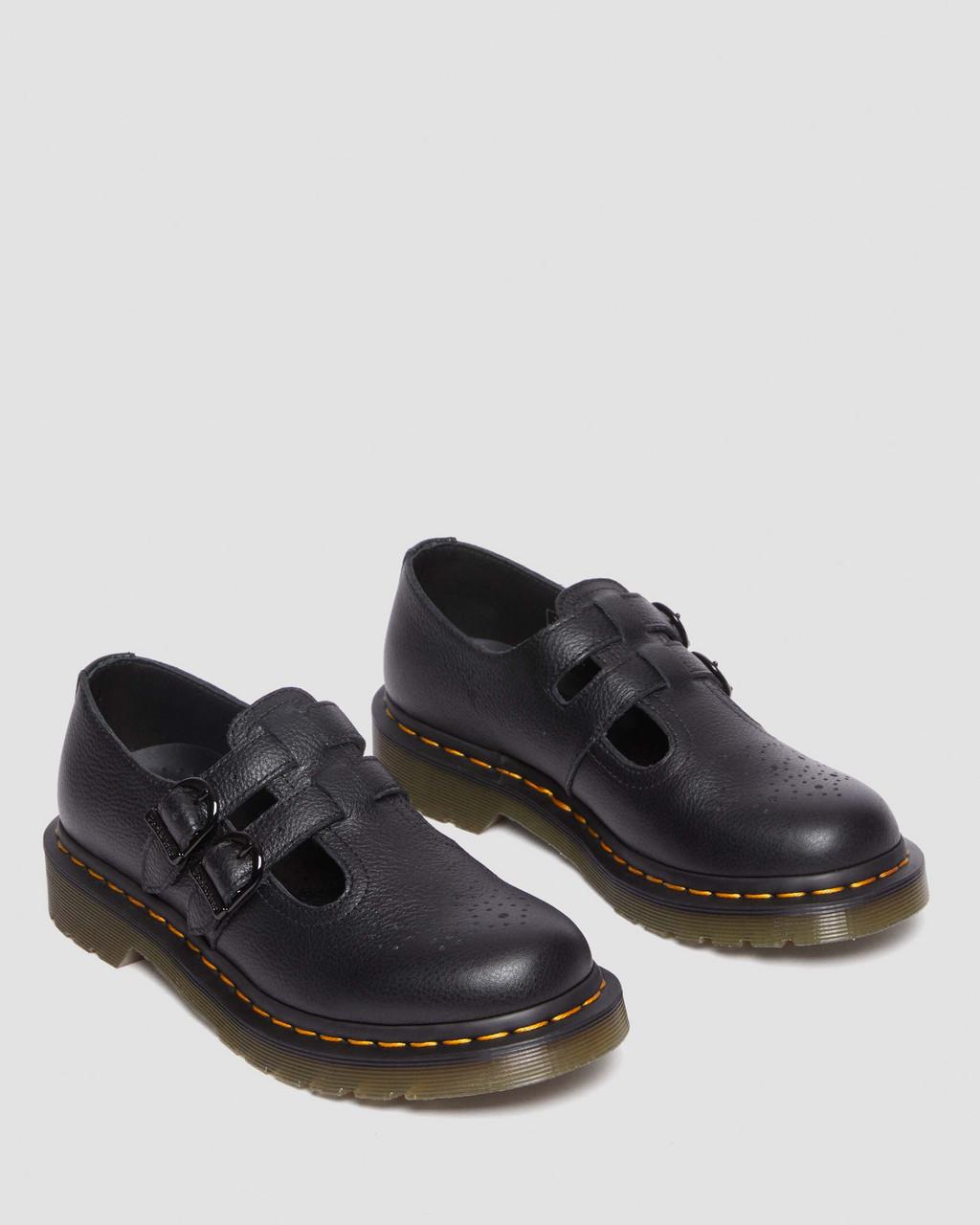 Zapatos Mary Jane Dr Martens 8065 Virginia Leather Mujer Negras | 76872283