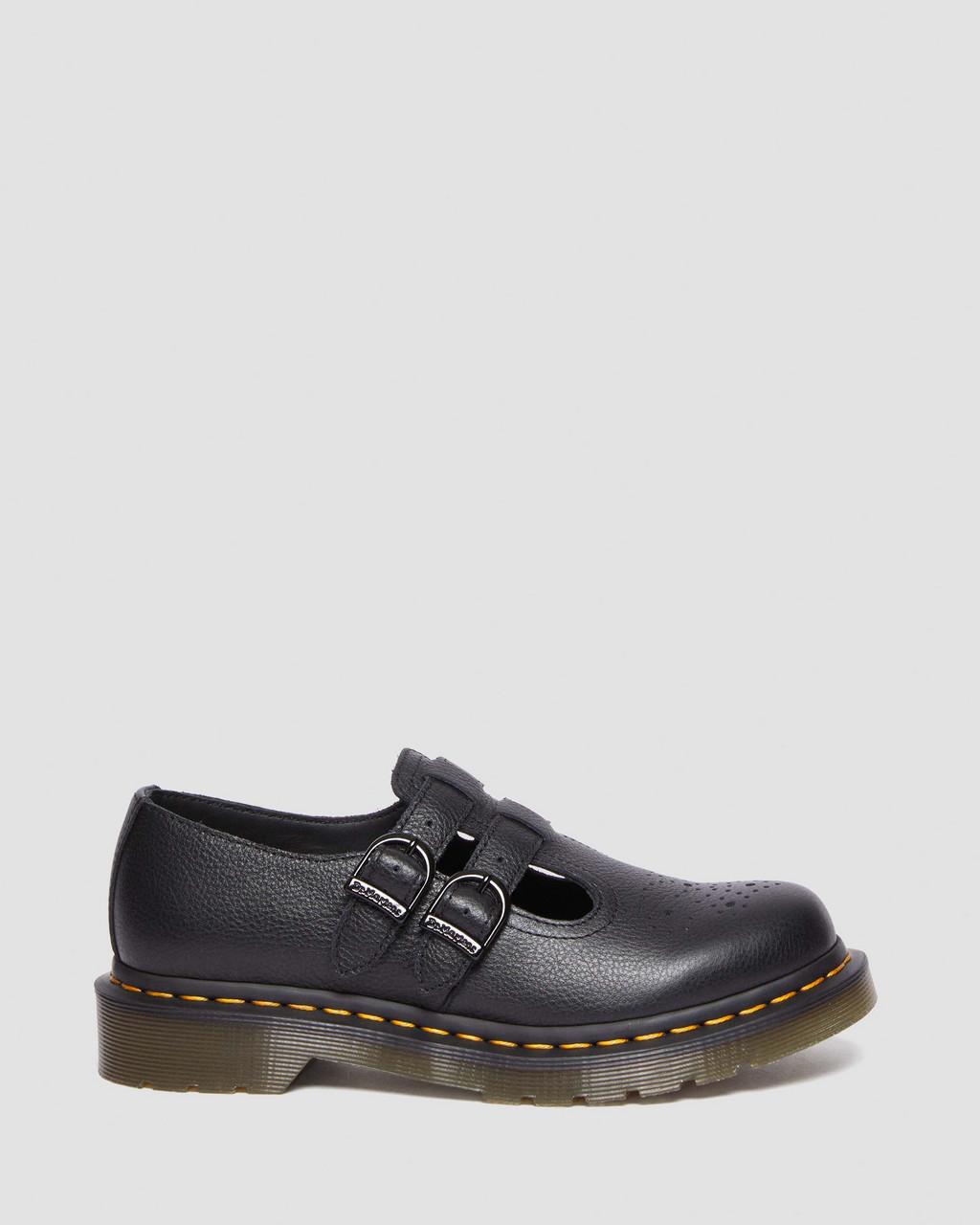 Zapatos Mary Jane Dr Martens 8065 Virginia Leather Mujer Negras | 76872283
