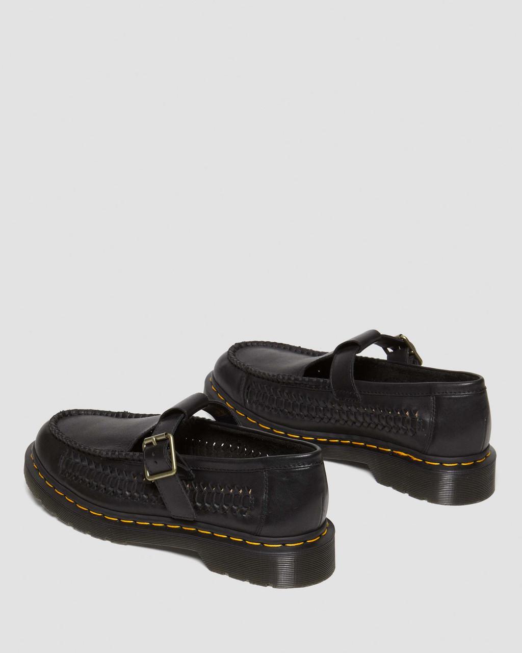 Zapatos Mary Jane Dr Martens Adrian T-Bar Leather Mujer Negras | 69466785