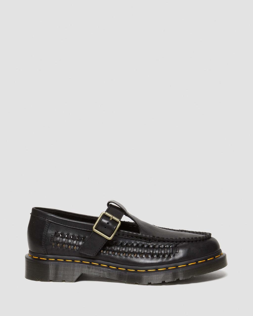 Zapatos Mary Jane Dr Martens Adrian T-Bar Leather Mujer Negras | 69466785