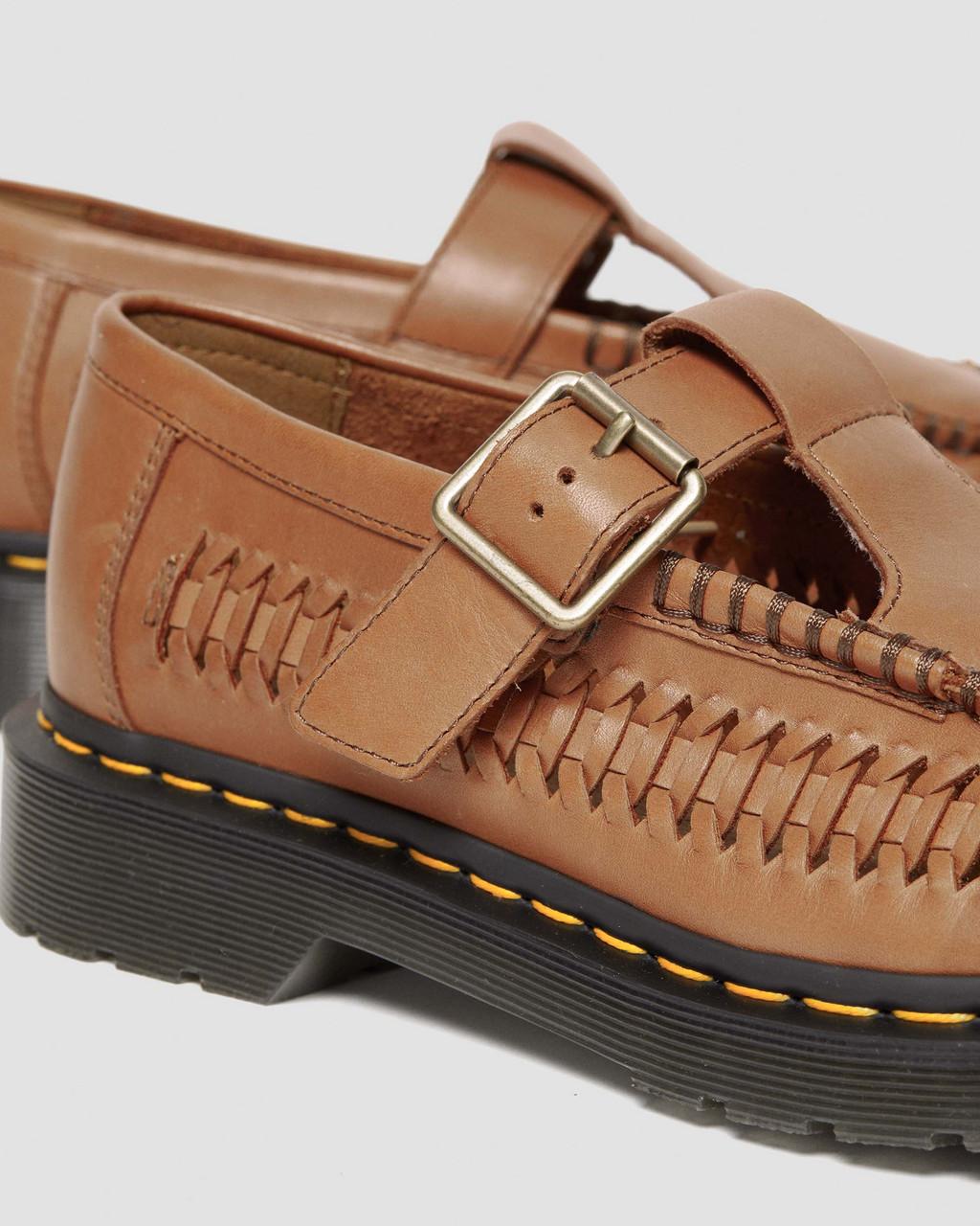 Zapatos Mary Jane Dr Martens Adrian T-Bar Leather Mujer Marrones | 17184713