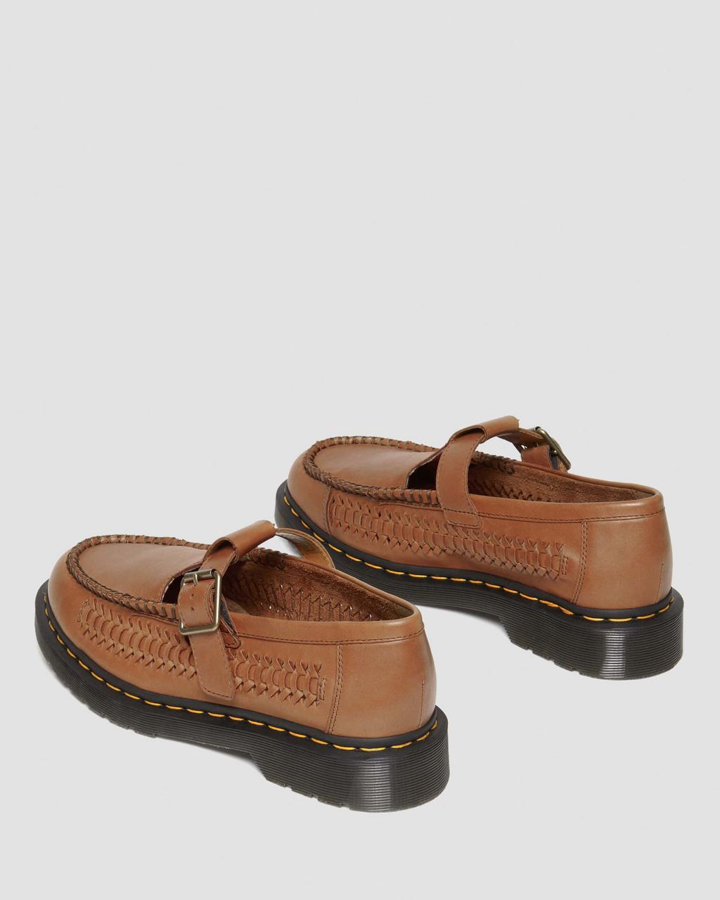 Zapatos Mary Jane Dr Martens Adrian T-Bar Leather Mujer Marrones | 17184713