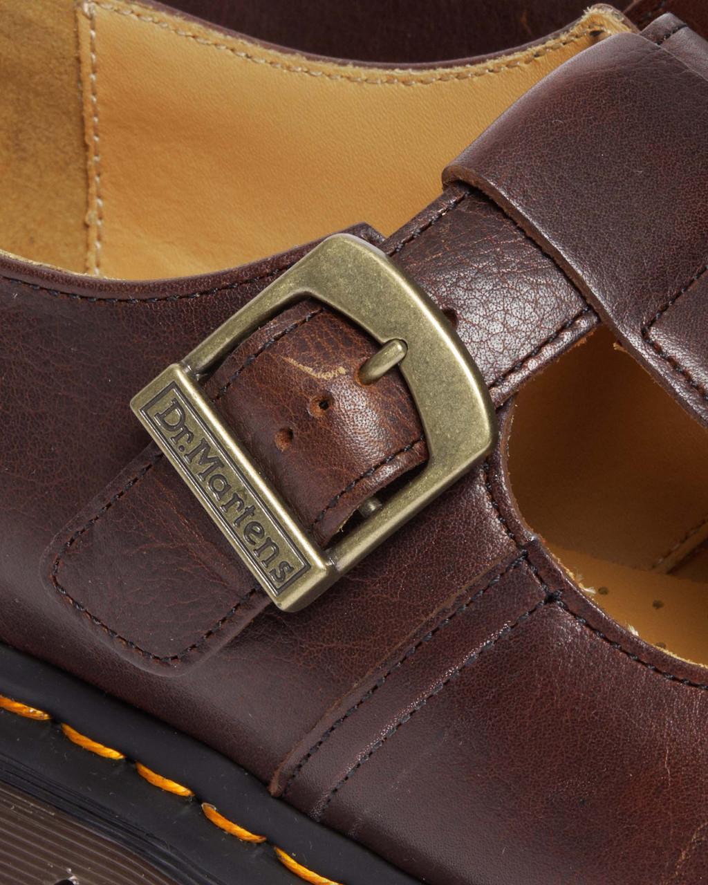 Zapatos Mary Jane Dr Martens T-Bar Regency Leather Hombre Burdeos | 32589068
