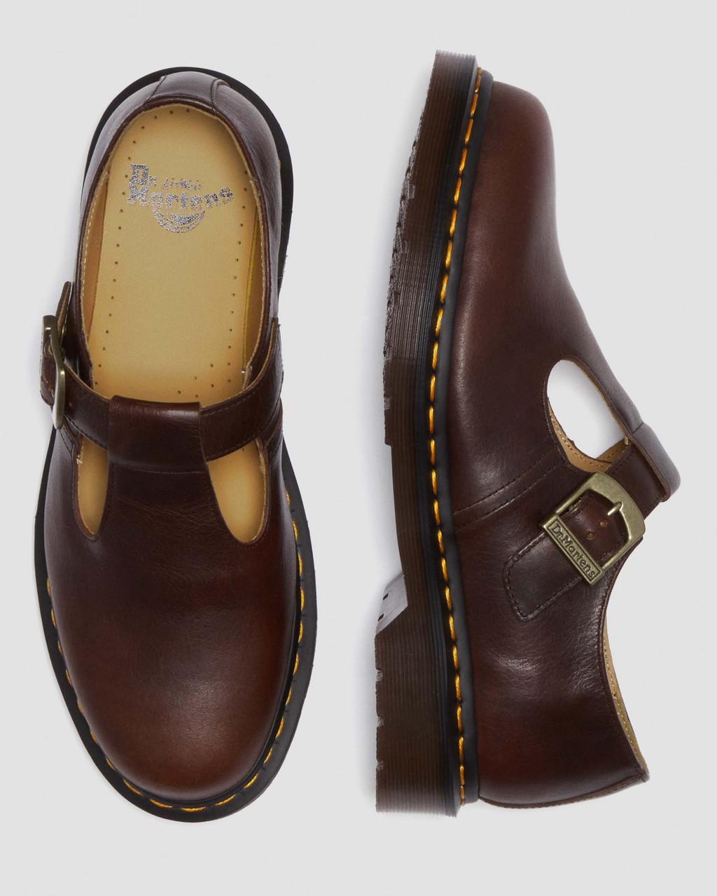 Zapatos Mary Jane Dr Martens T-Bar Regency Leather Hombre Burdeos | 32589068