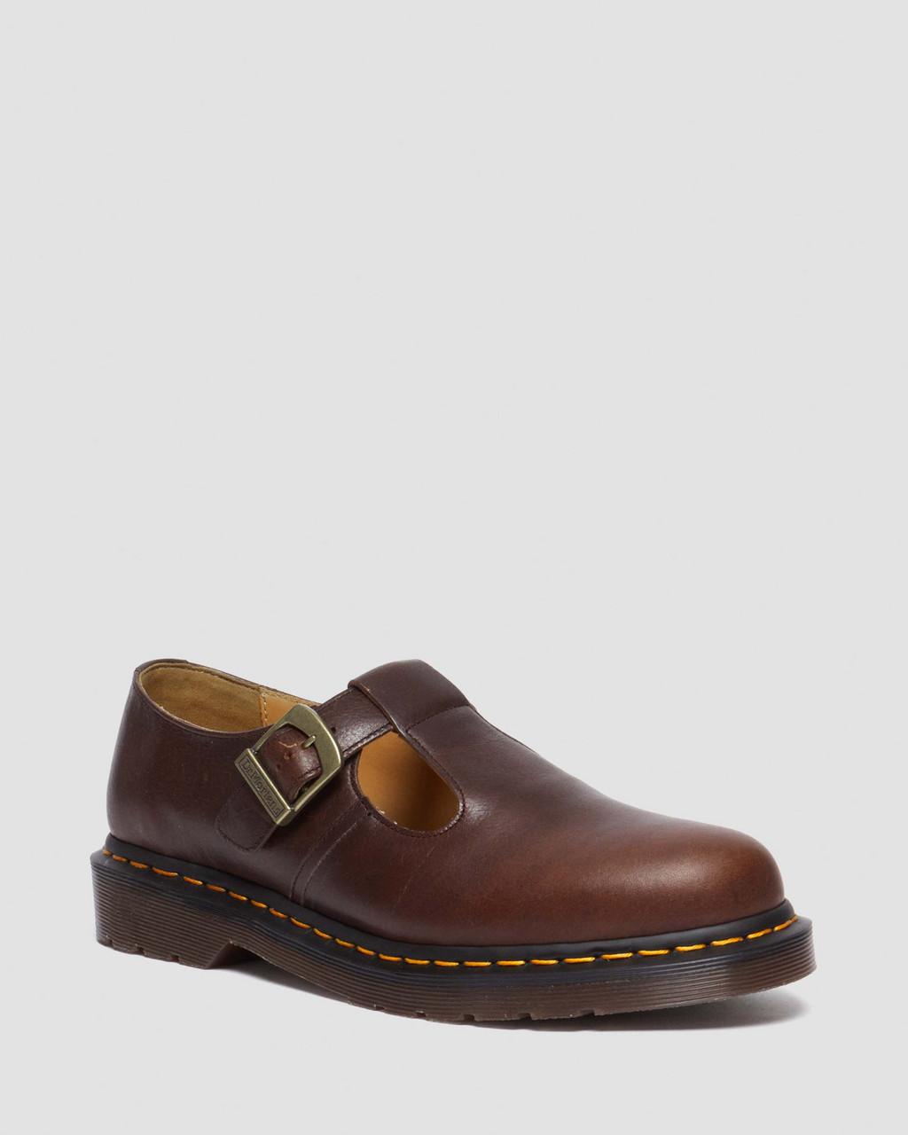 Zapatos Mary Jane Dr Martens T-Bar Regency Leather Hombre Burdeos | 32589068
