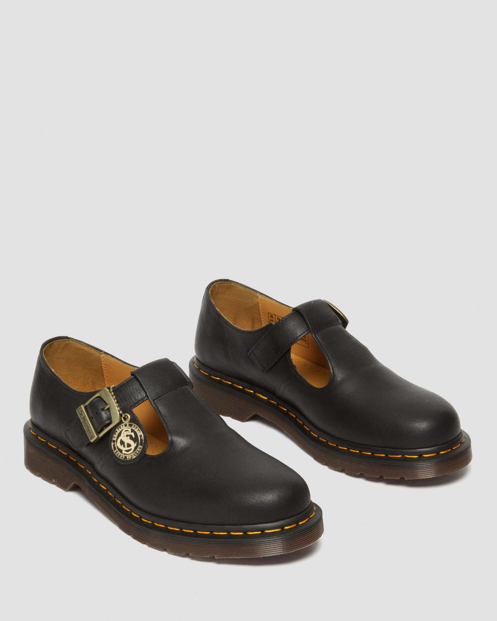 Zapatos Mary Jane Dr Martens T-Bar Regency Leather Mujer Negras | 55785210