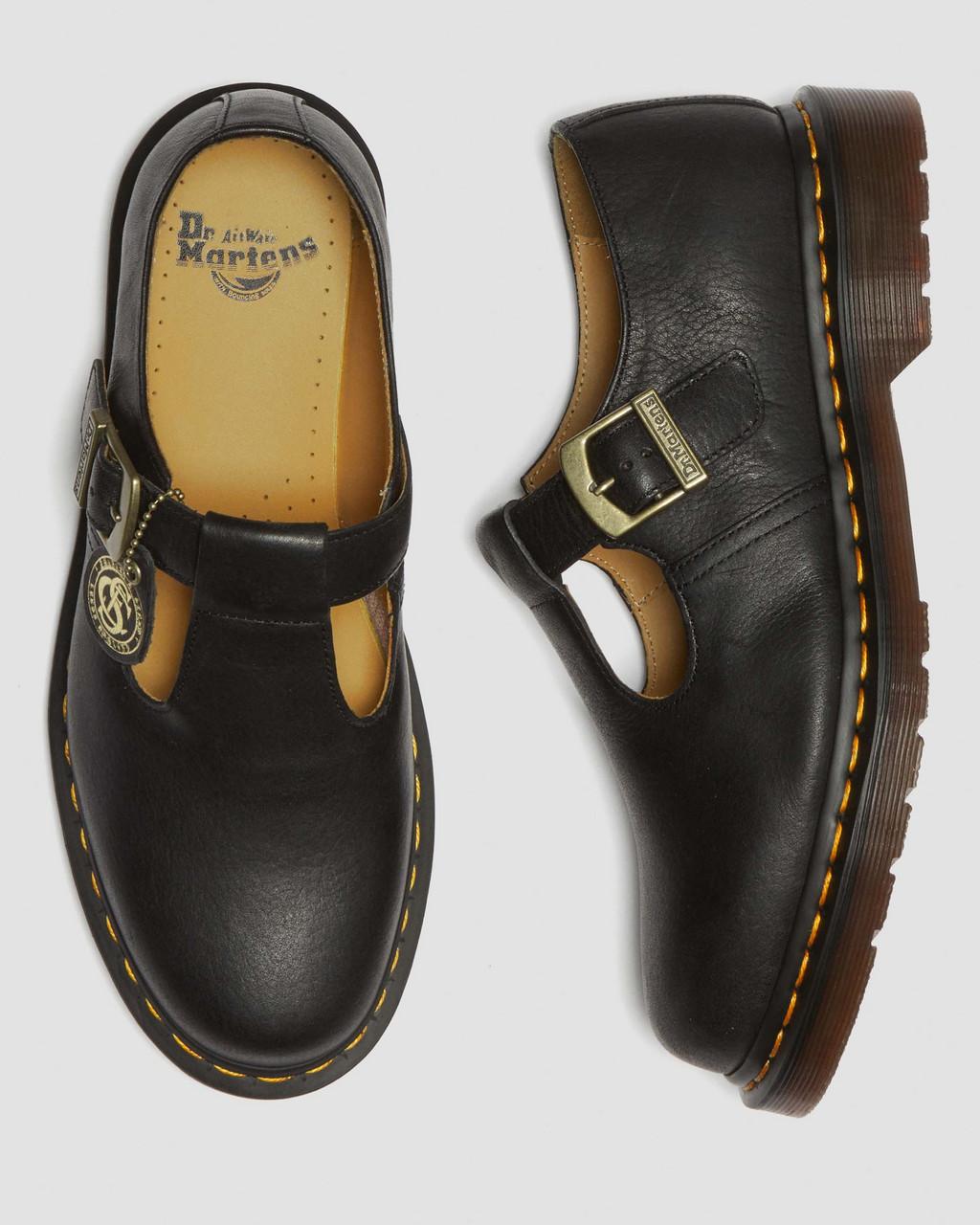 Zapatos Mary Jane Dr Martens T-Bar Regency Leather Mujer Negras | 55785210