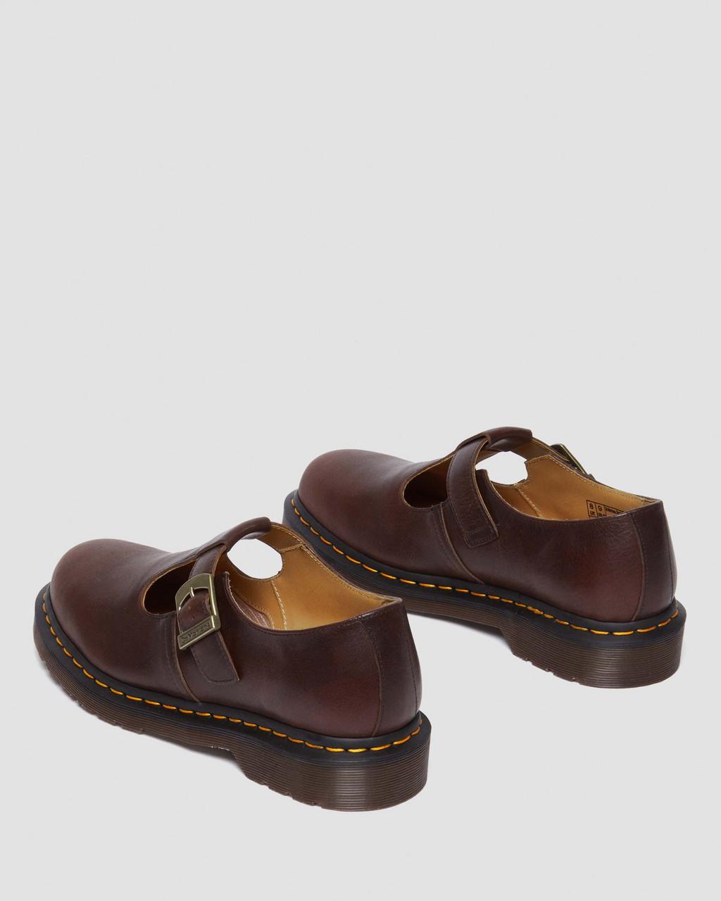 Zapatos Mary Jane Dr Martens T-Bar Regency Leather Mujer Marrones | 68154624