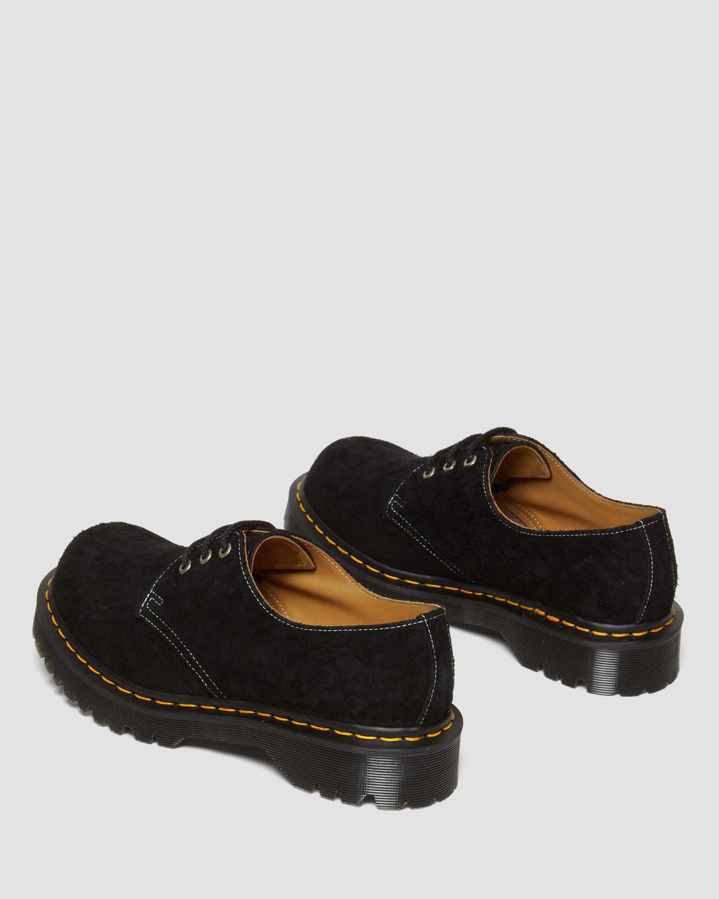 Zapatos Oxford Dr Martens 1461 Bex Made in England Emboss Suede Mujer Negras | 43100040