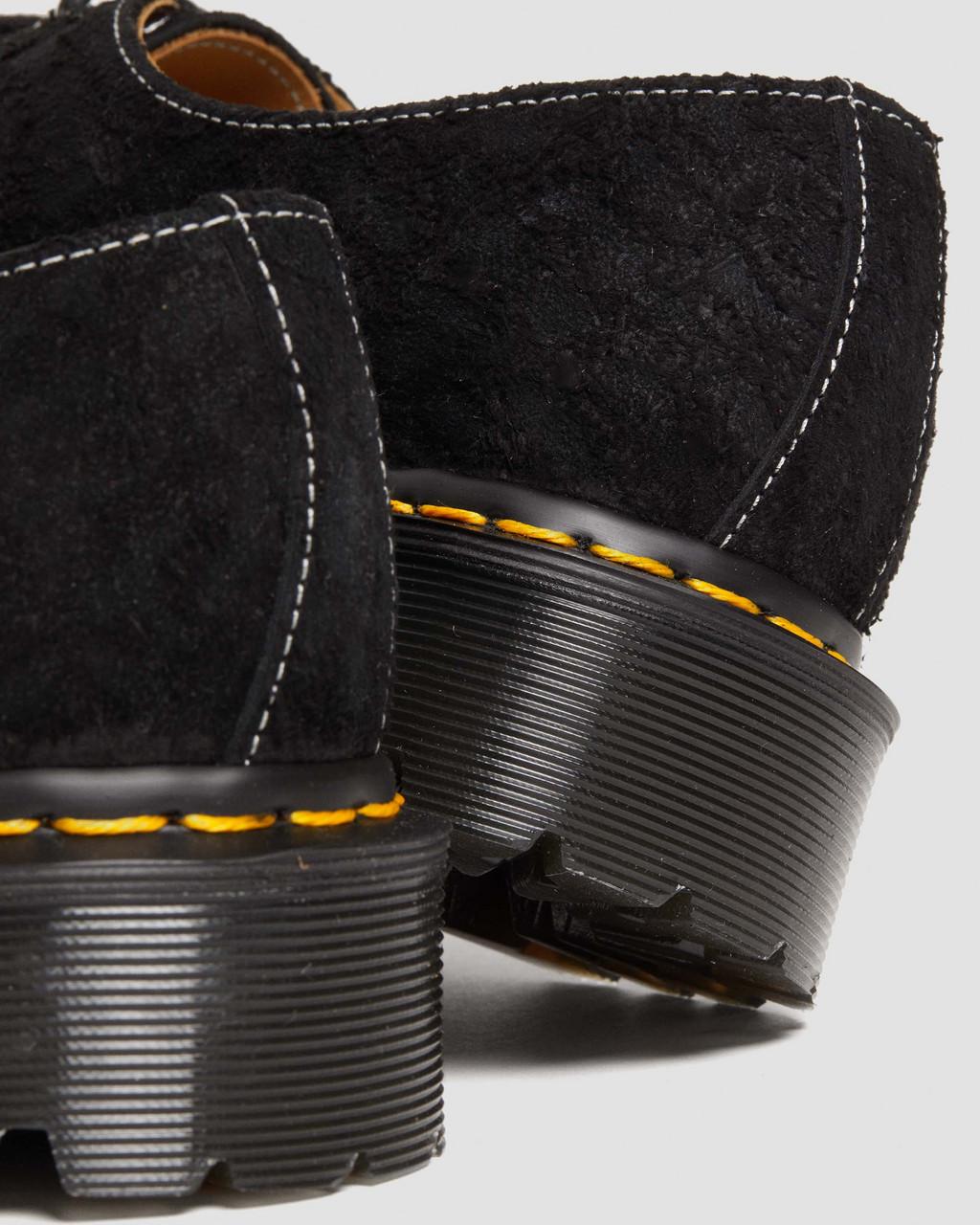 Zapatos Oxford Dr Martens 1461 Bex Made in England Emboss Suede Mujer Negras | 43100040