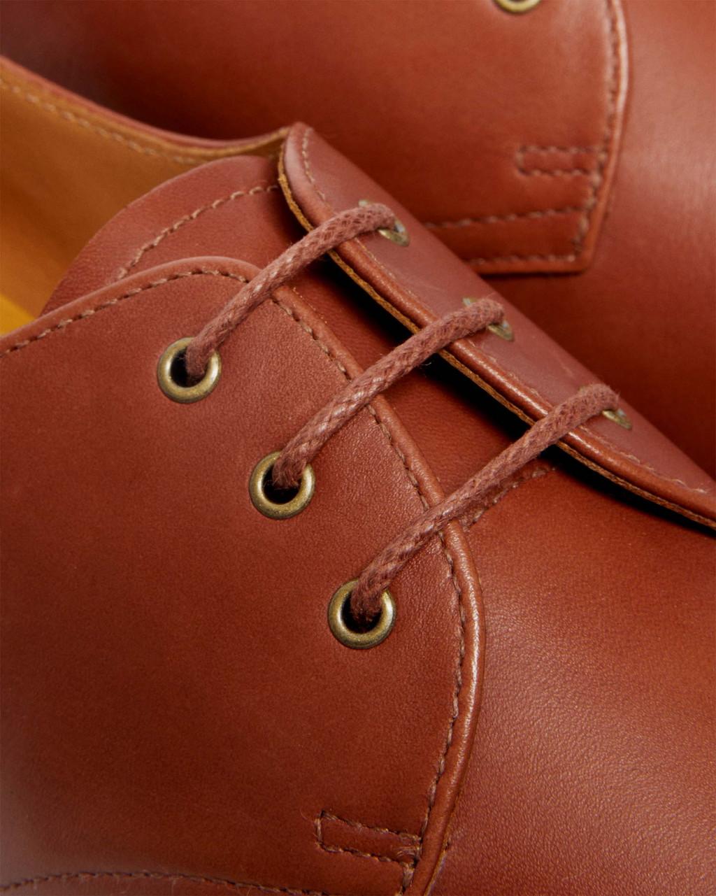 Zapatos Oxford Dr Martens 1461 Carrara Leather Mujer Marrones | 47356091