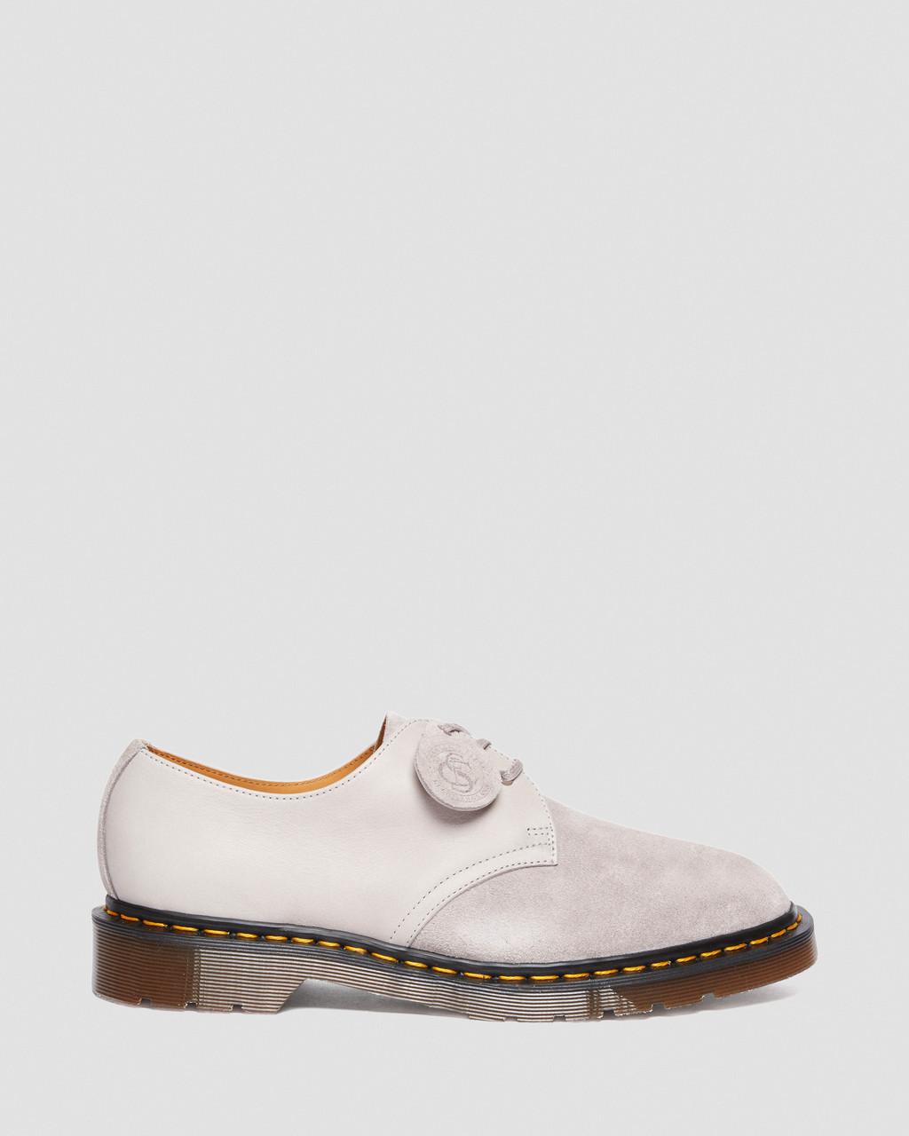 Zapatos Oxford Dr Martens 1461 Made in England Suede Mujer Gris | 92417292