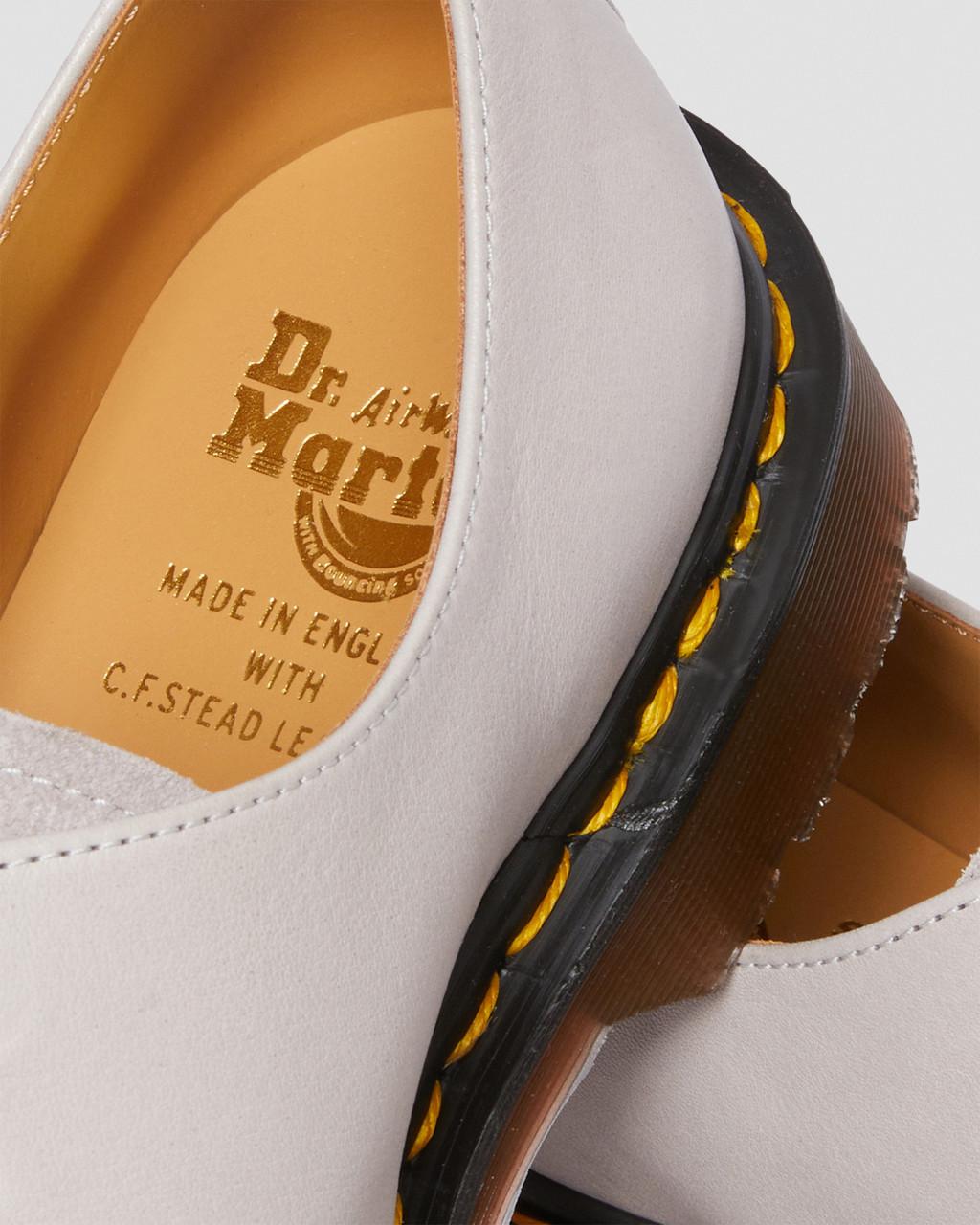 Zapatos Oxford Dr Martens 1461 Made in England Suede Mujer Gris | 92417292