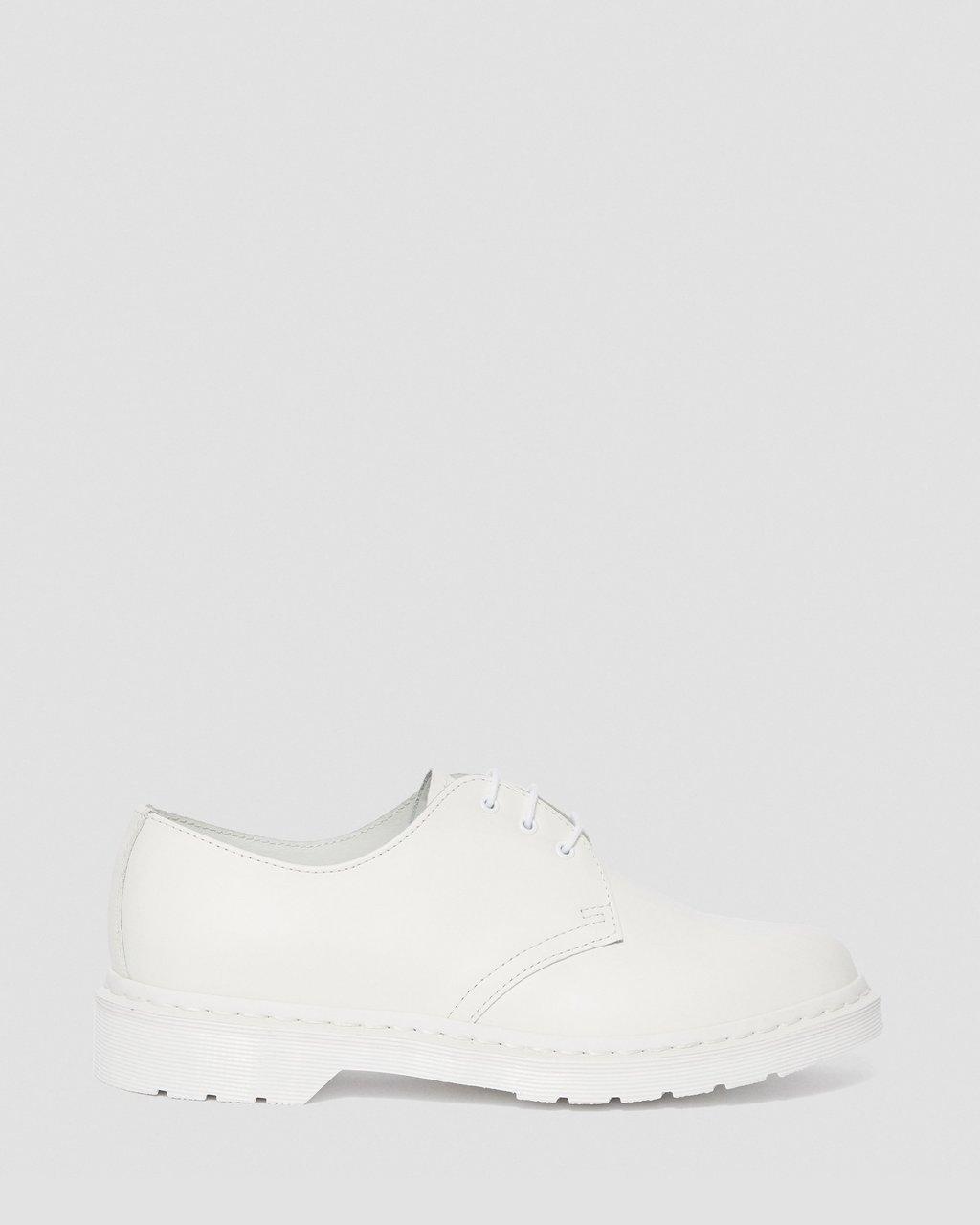 Zapatos Oxford Dr Martens 1461 Mono Smooth Leather Mujer Blancas | 14509555